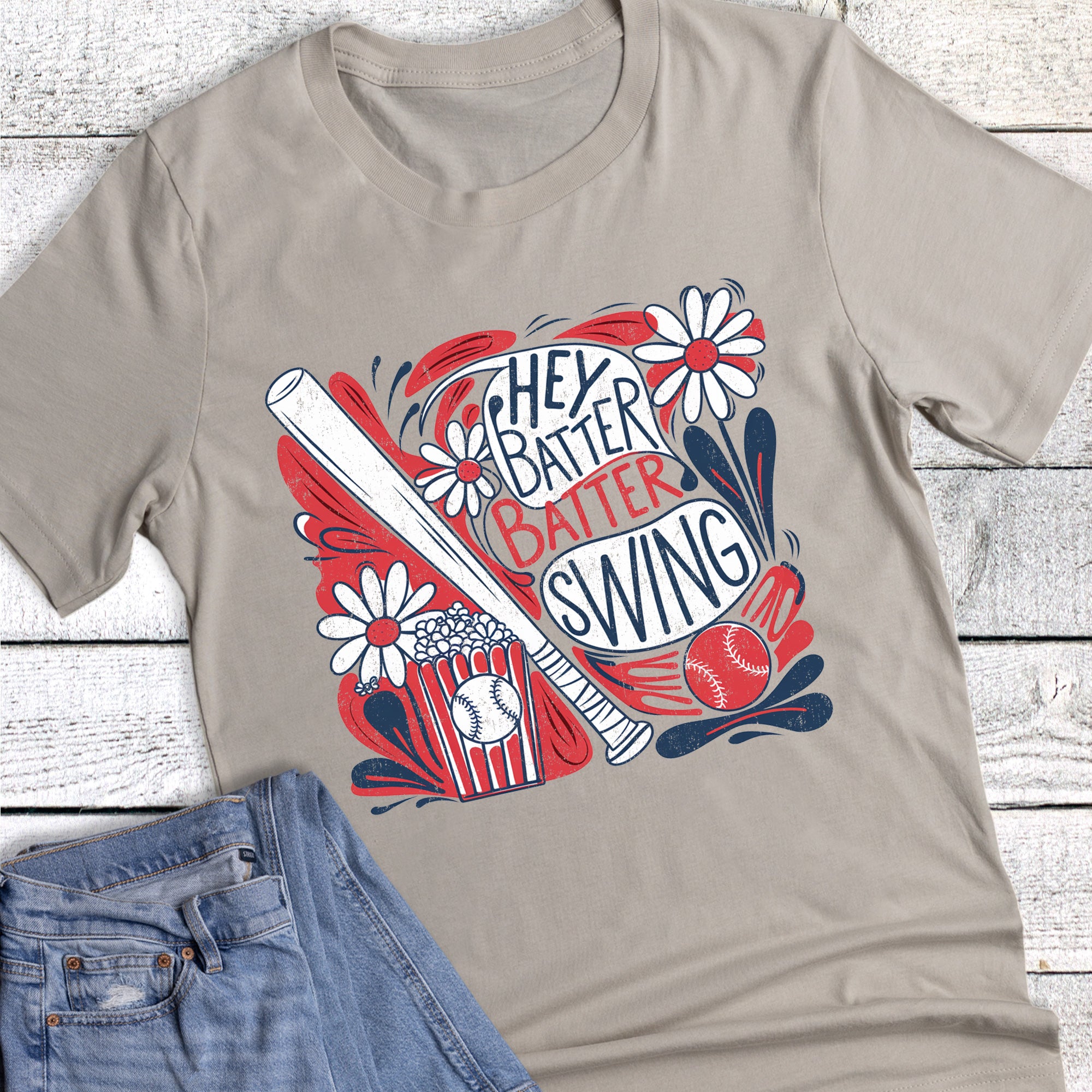 Baseball Boho Hey Batter Batter Swing