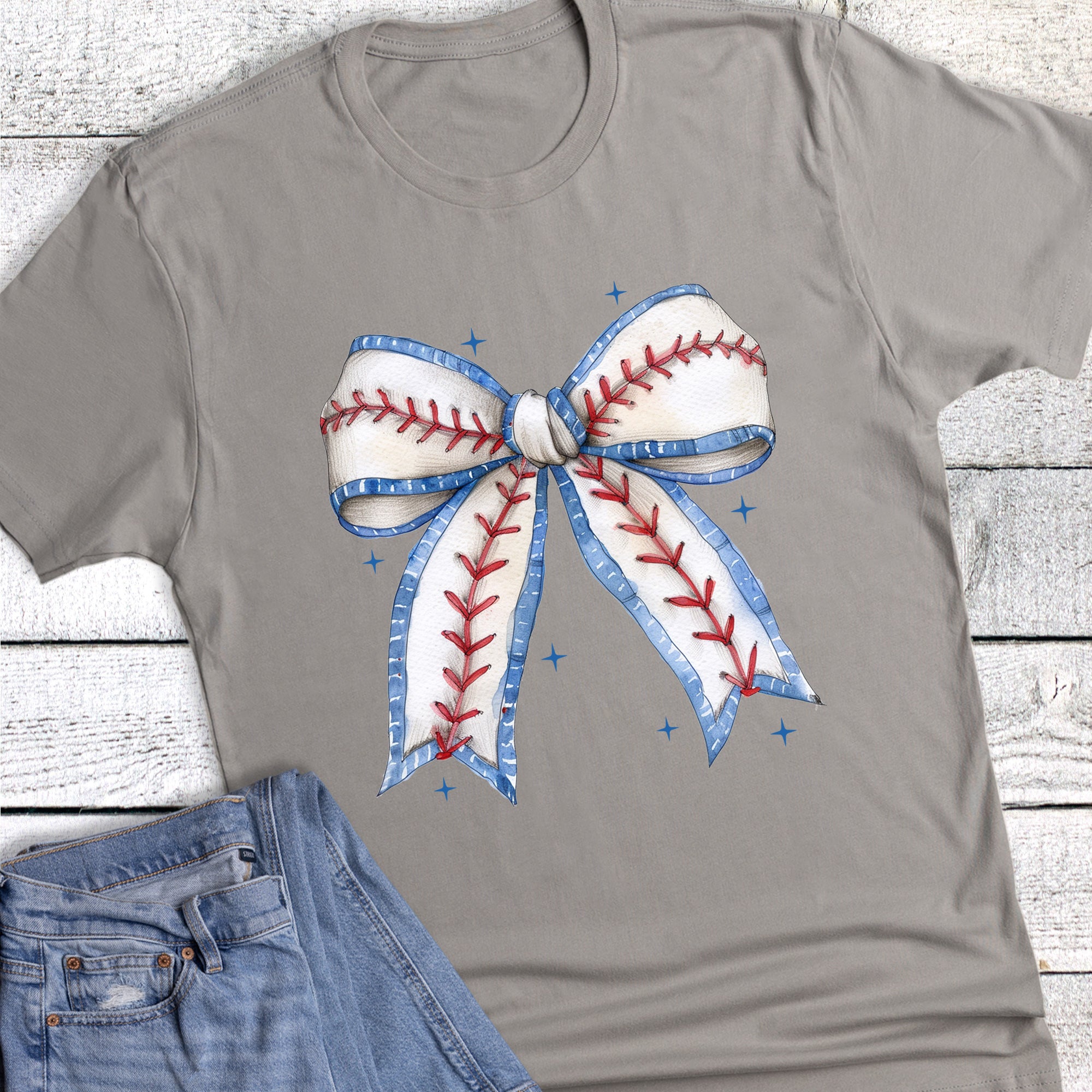 Baseball Coquette Bow