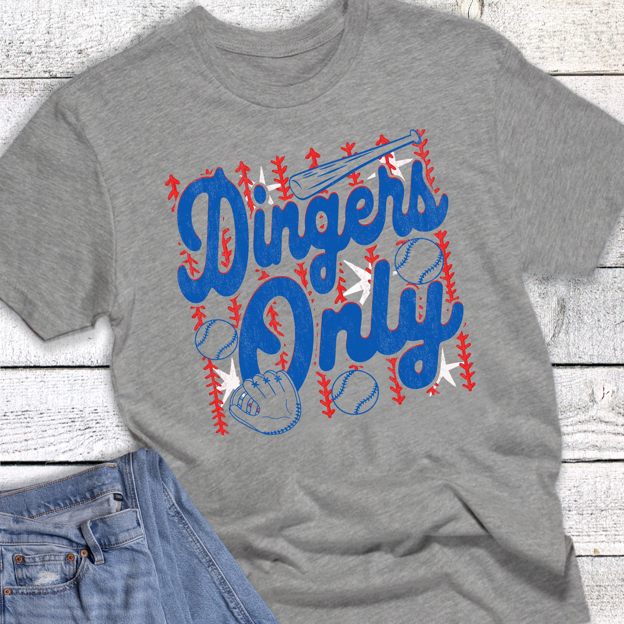 Baseball Dingers Only Retro