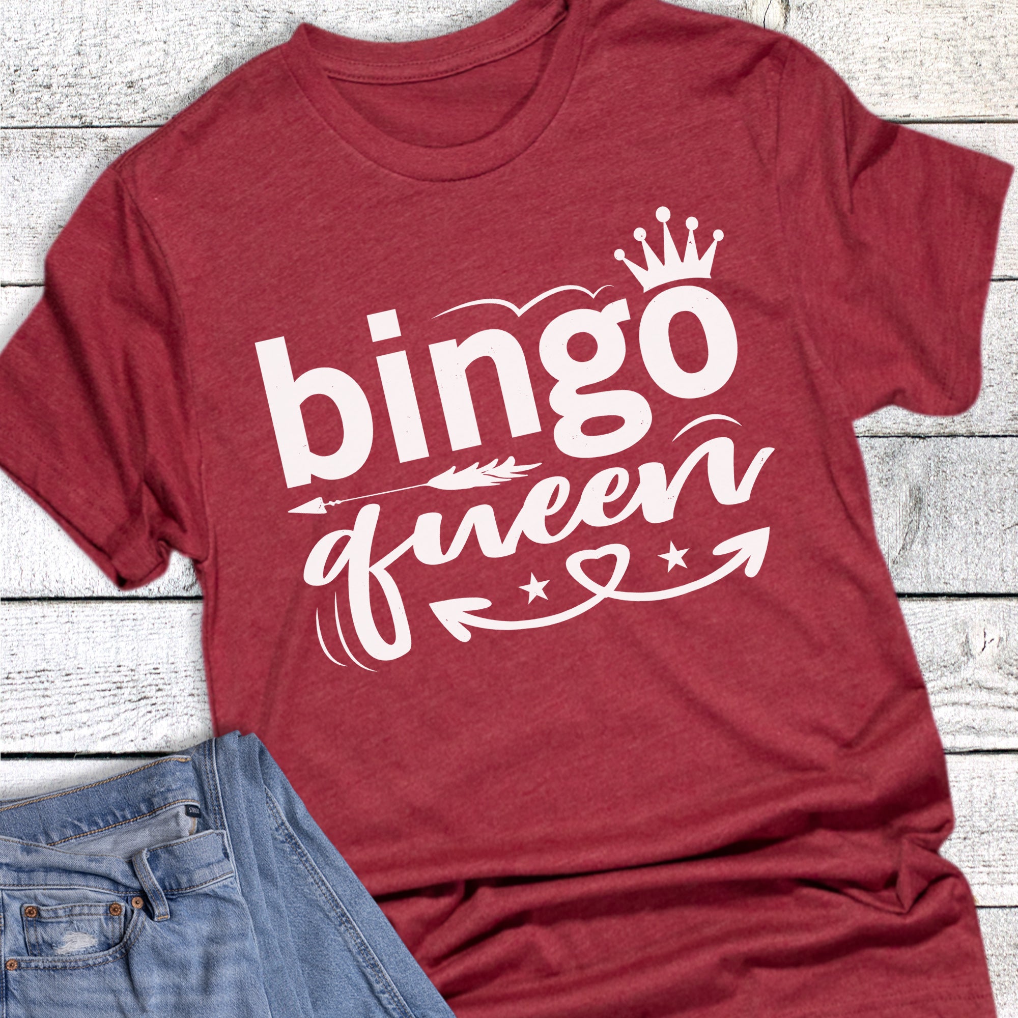 Bingo Queen Crown Arrows
