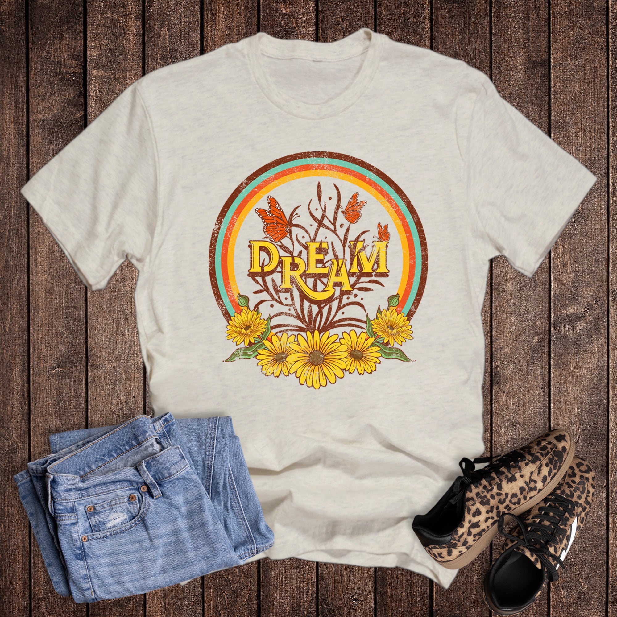 Boho Dream Sunflowers and Butterflies