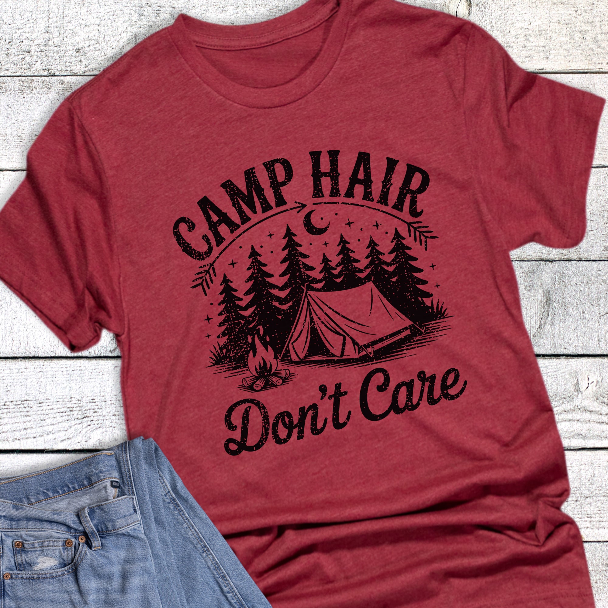 Camp Hair Don't Care Camping