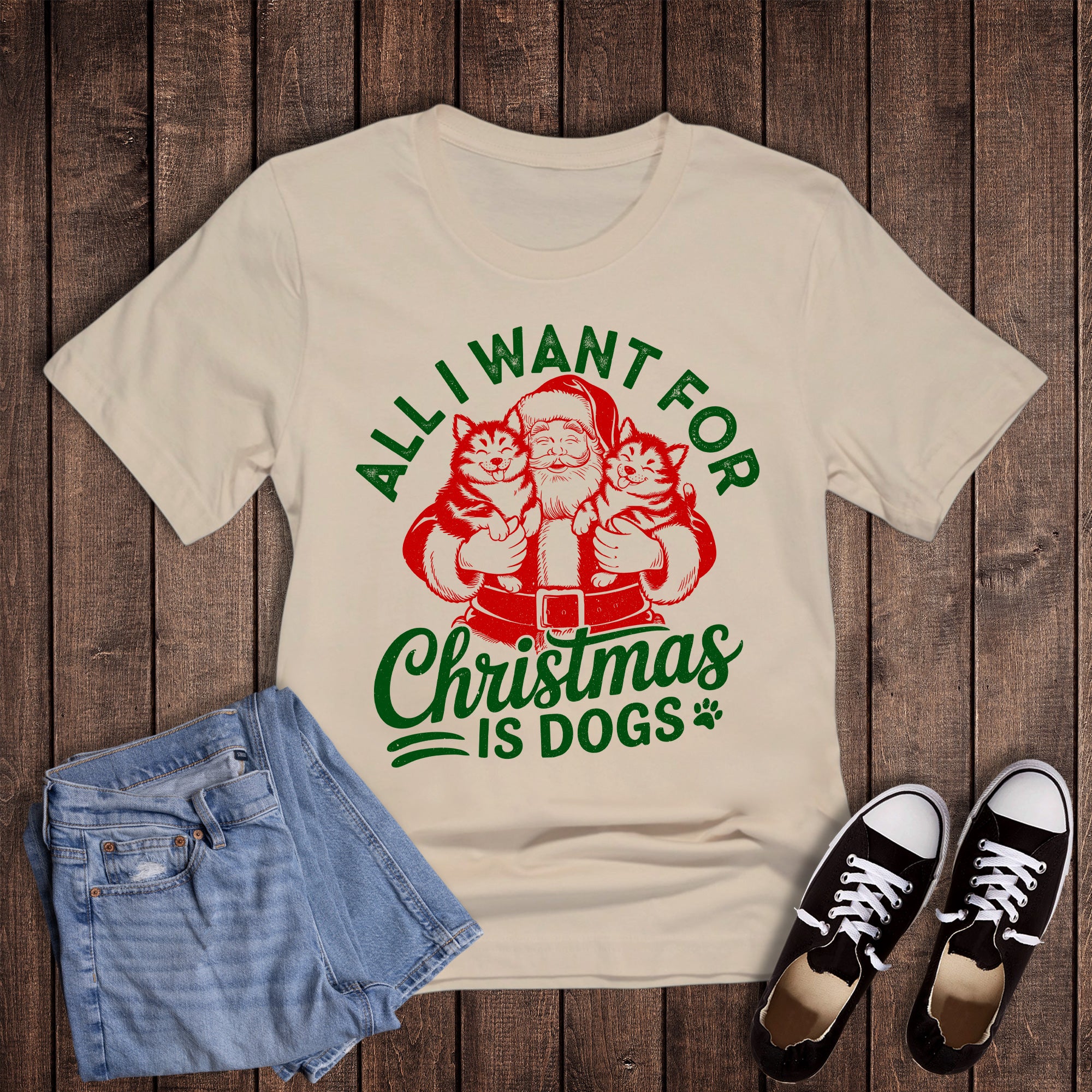 Christmas All I Want Is Dogs