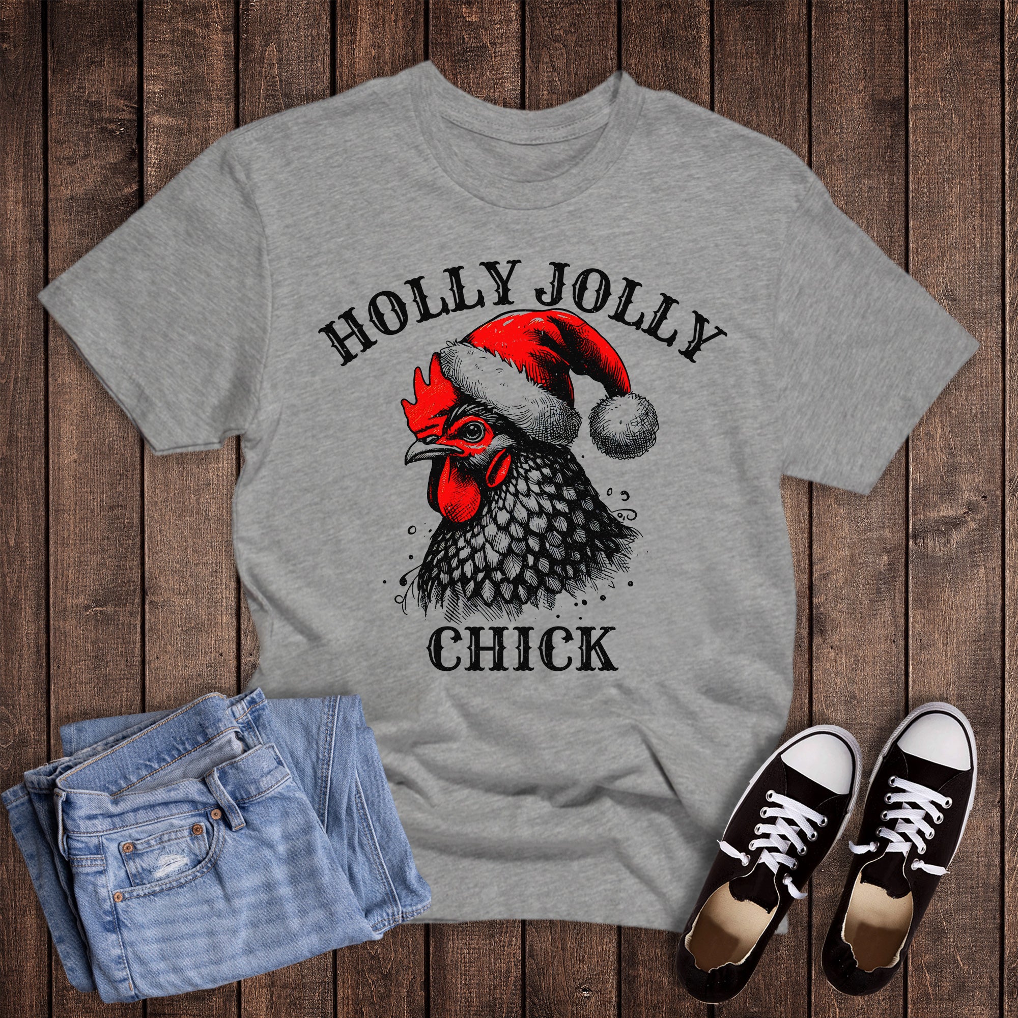 Christmas Chicken Holly Jolly Chick