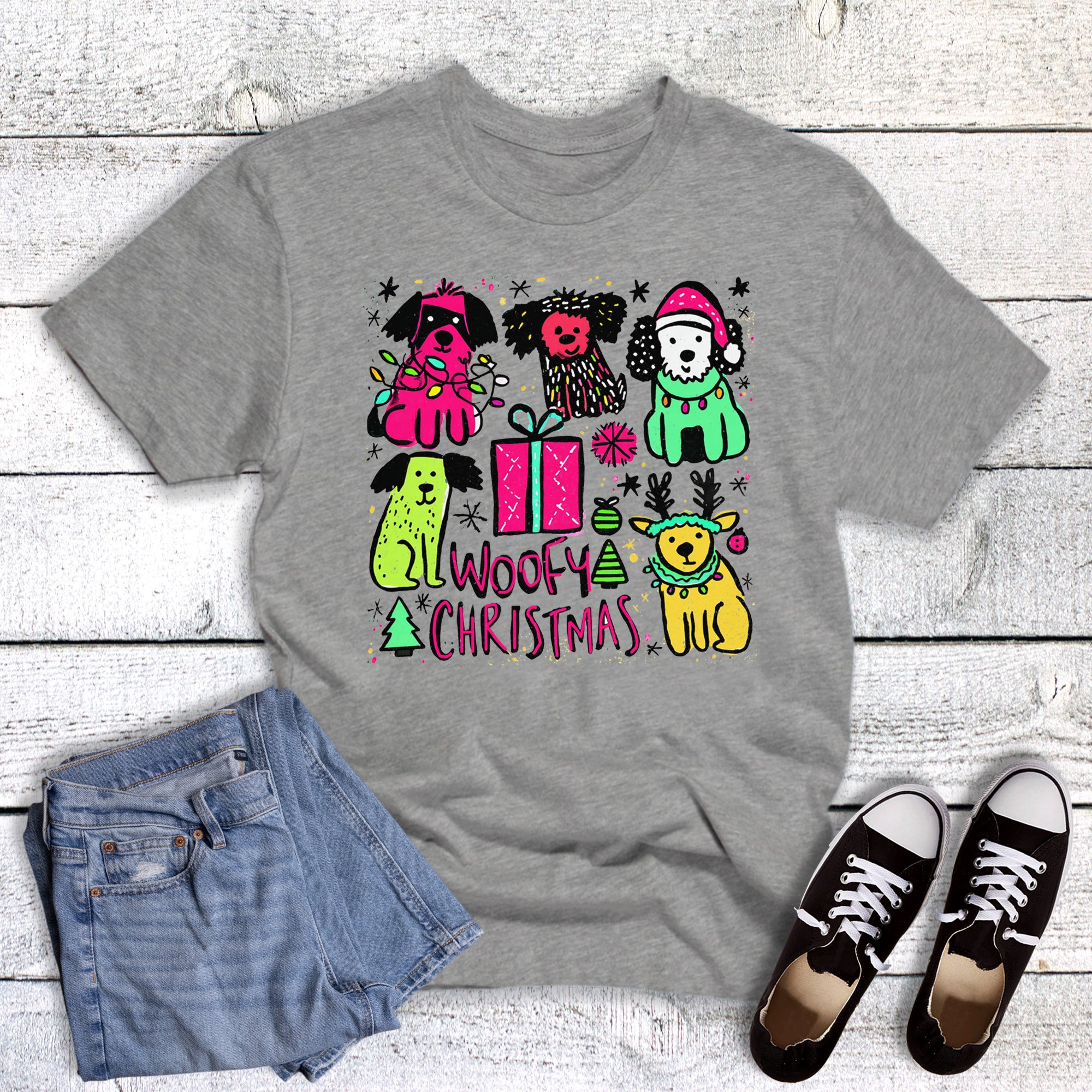 Christmas Dogs Woofy Christmas