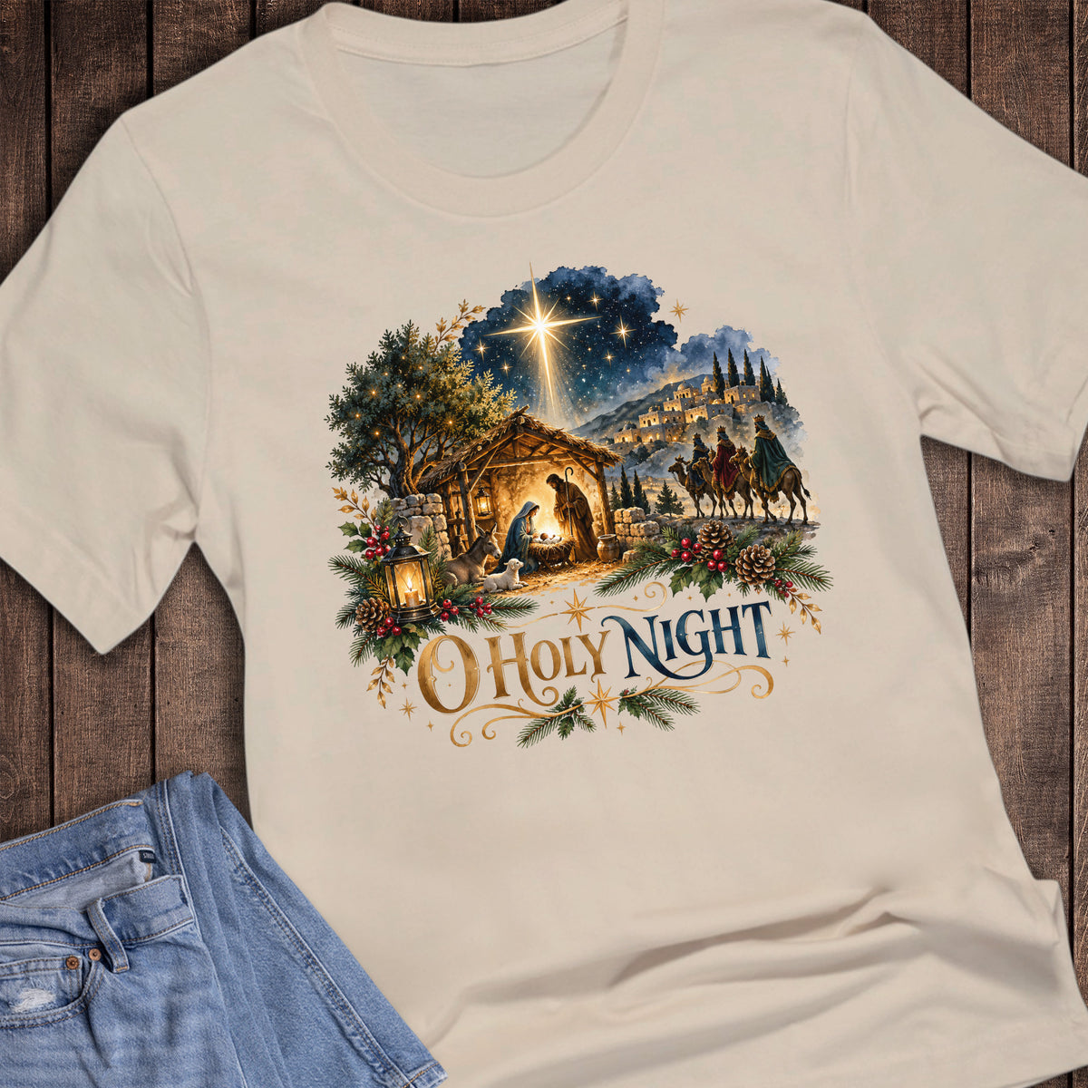 Christmas Faith O Holy Night Nativity