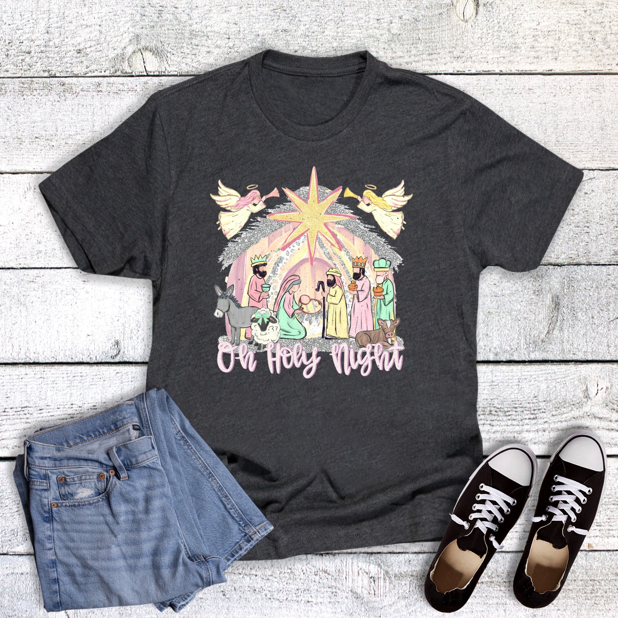 Christmas Faith Oh Holy Night Nativity