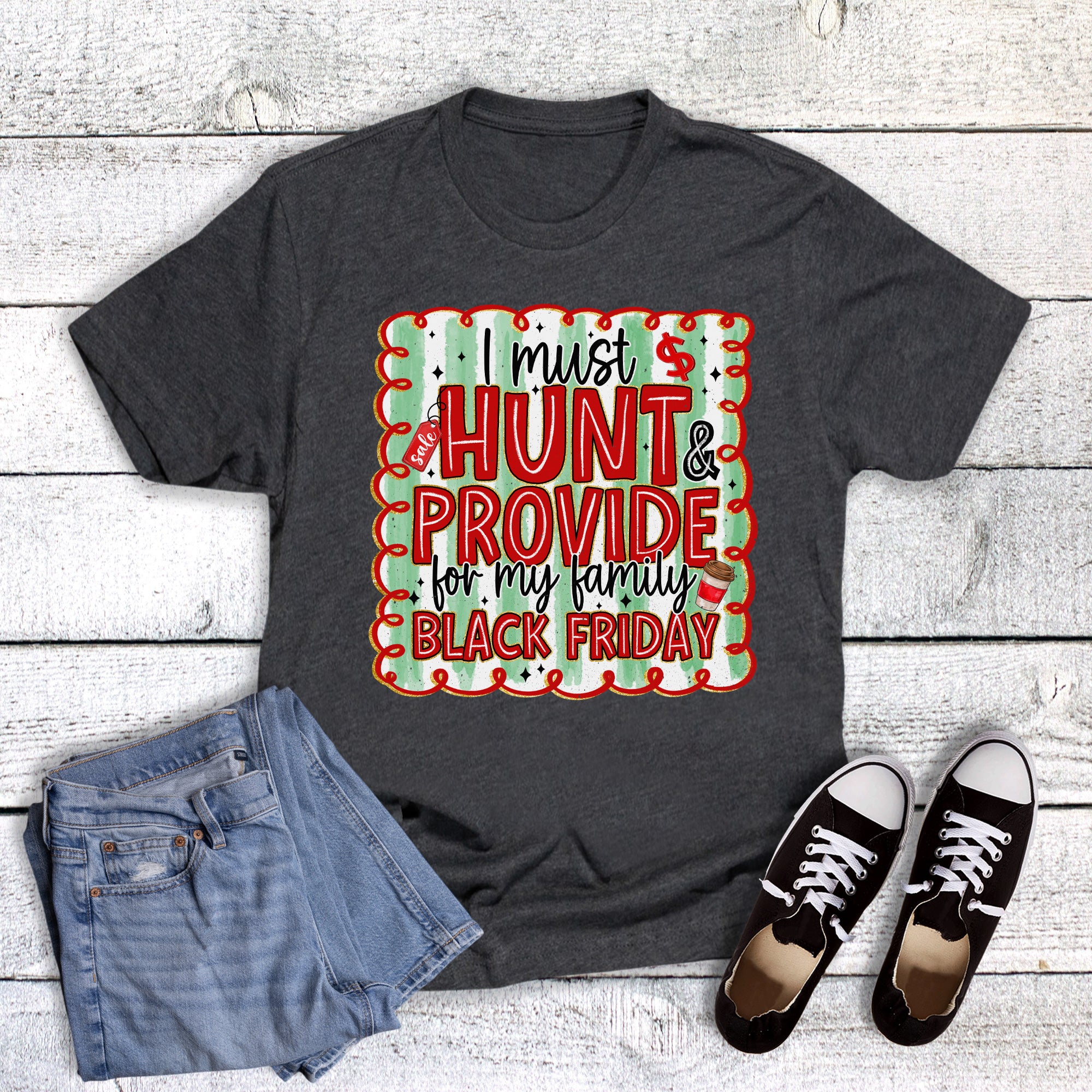 Christmas Funny Black Friday Hunt and Provide