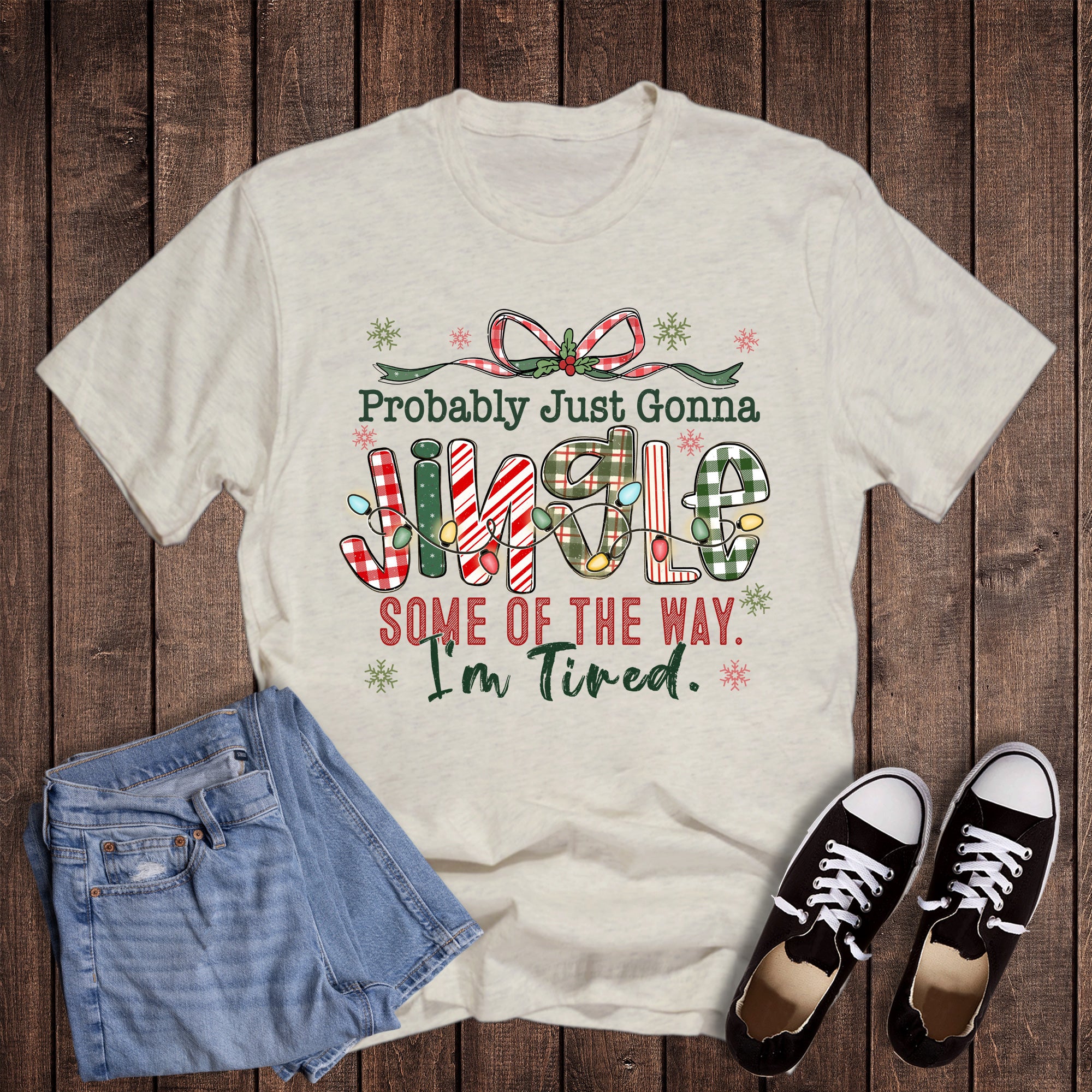 Christmas Funny Jingle Some of the Way Tired