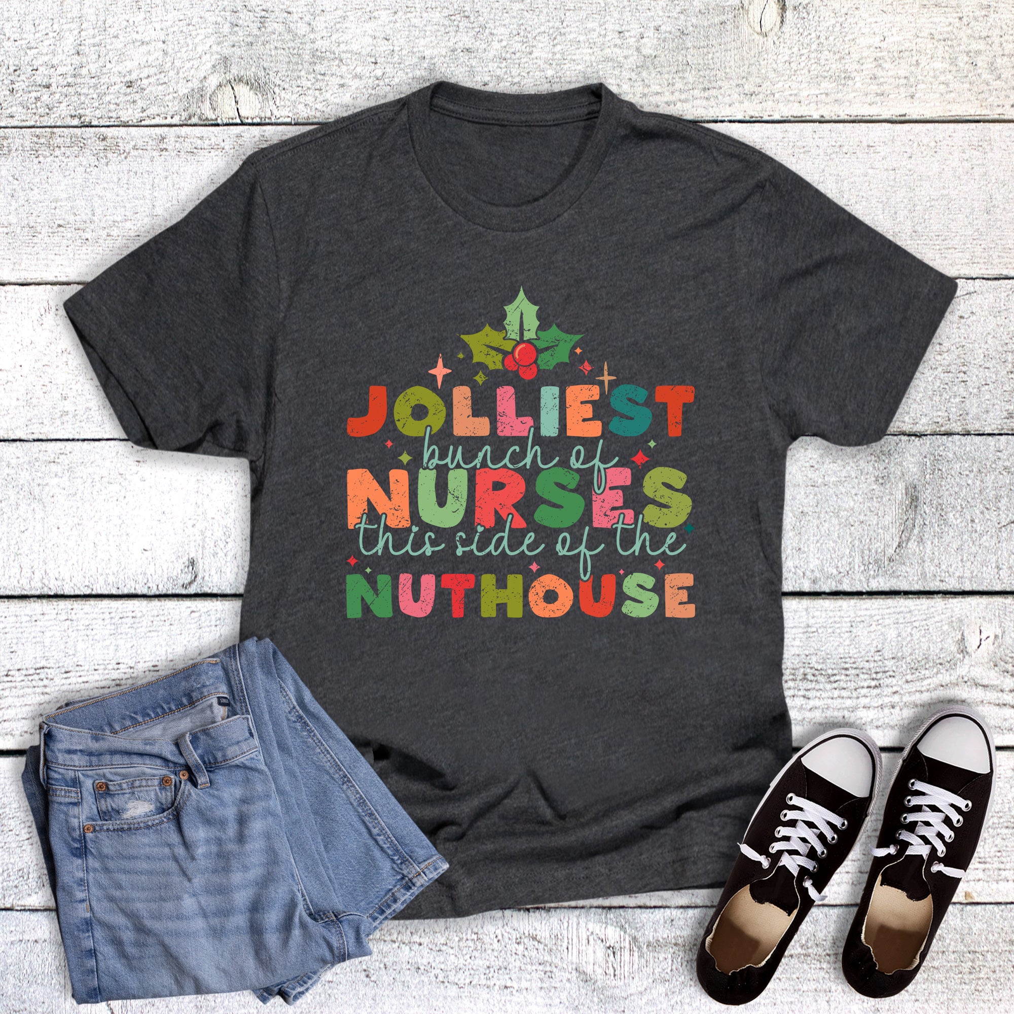 Christmas Jolliest Bunch of Nurses Nuthouse