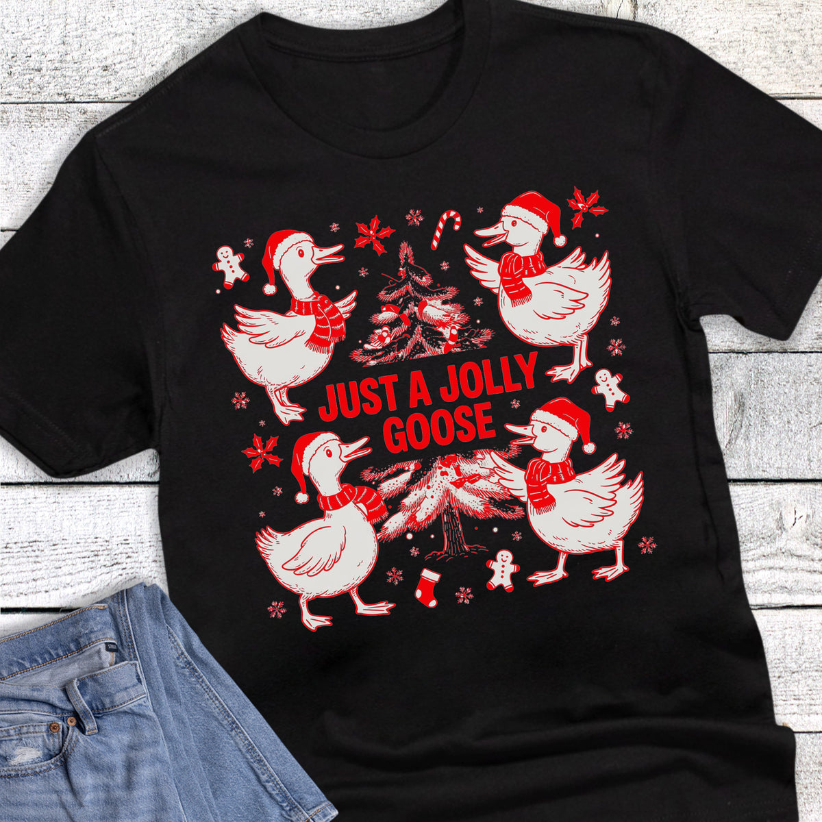 Christmas Just a Jolly Goose Scatter