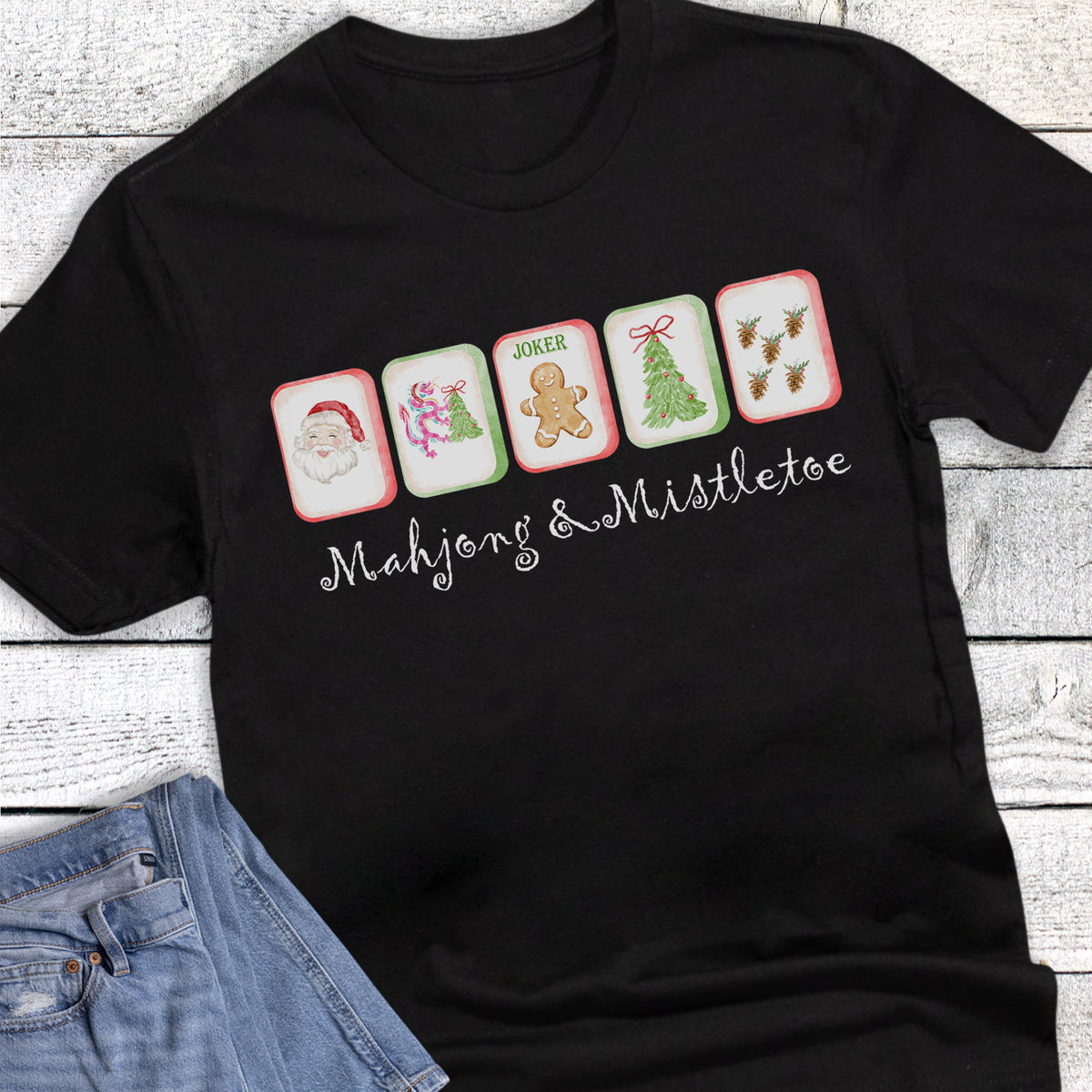 Christmas Mahjong and Mistletoe