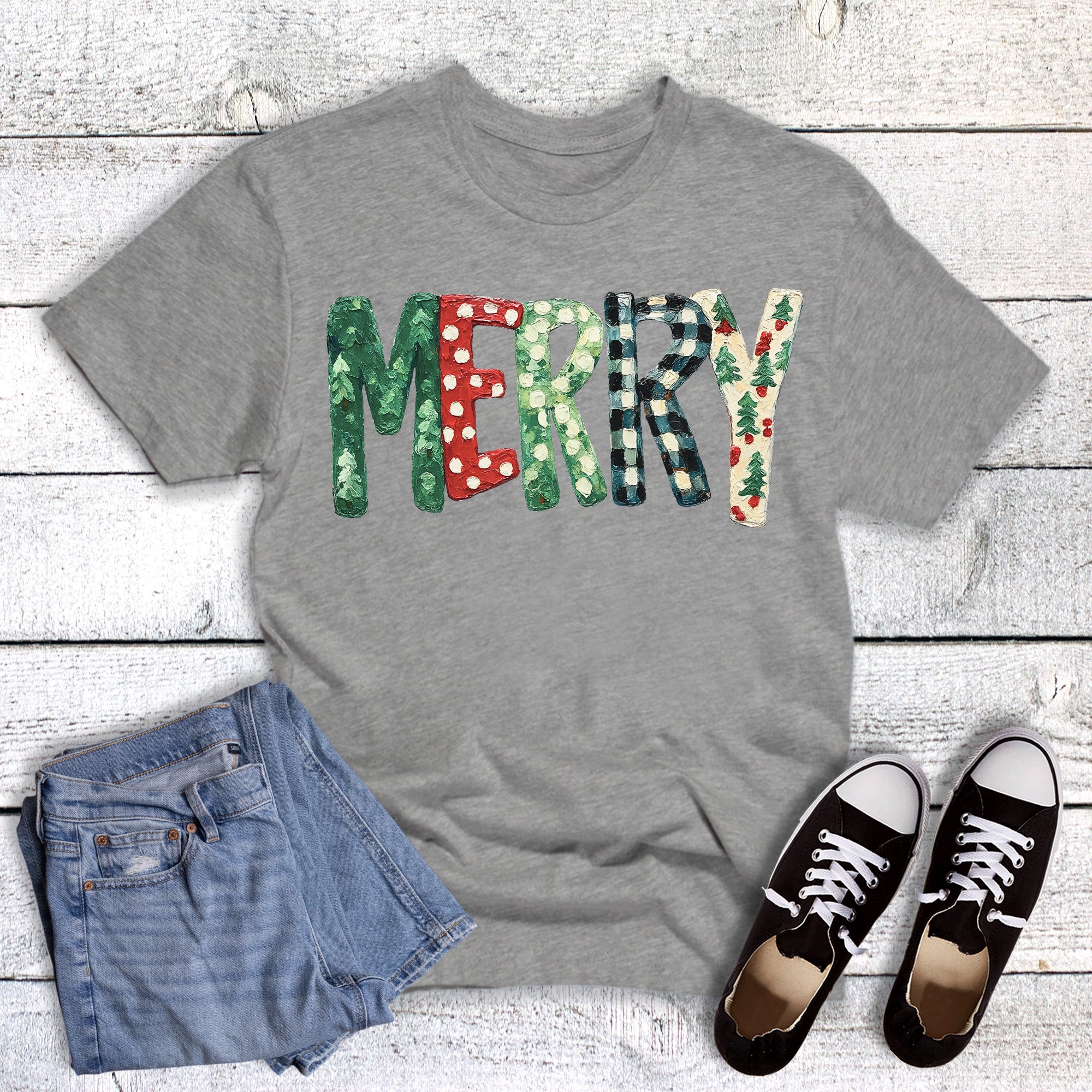 Christmas Painted Merry