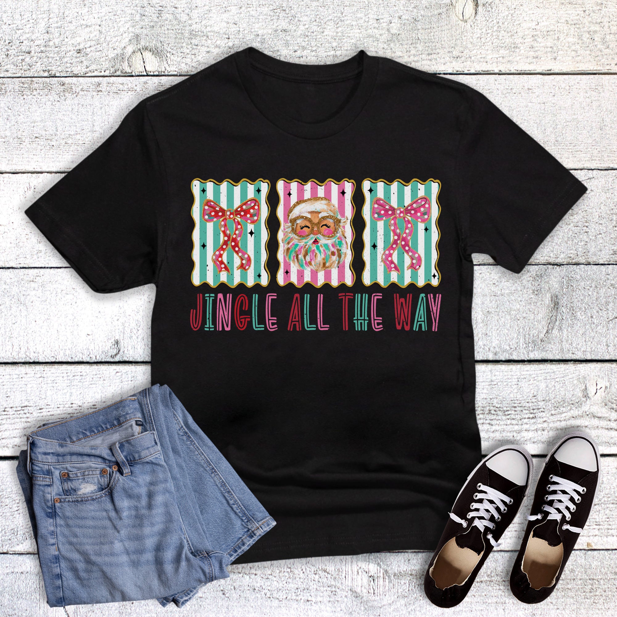 Christmas Preppy Whimsical Jingle All the Way