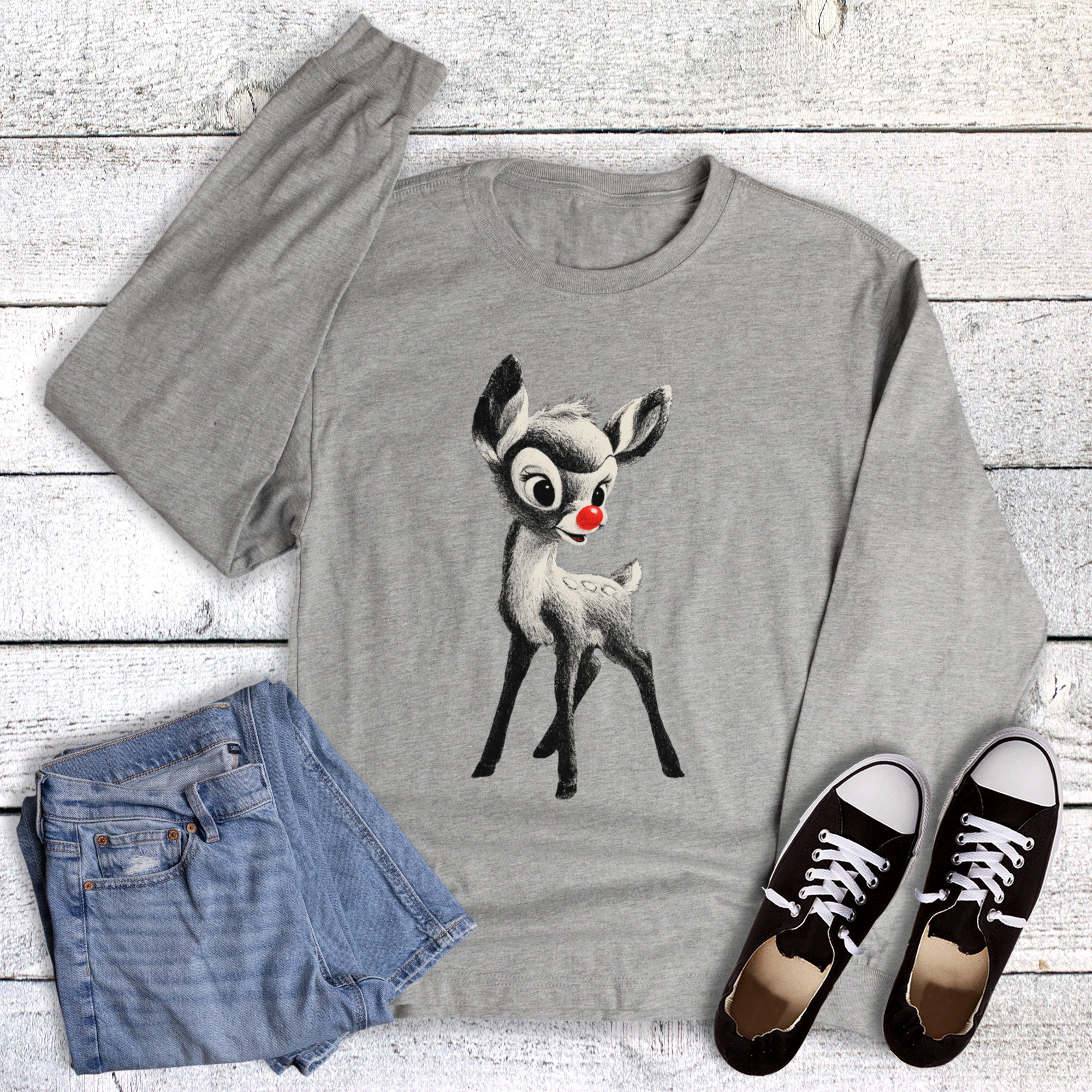 Christmas Rudolph Red Nosed Reindeer Long Sleeve