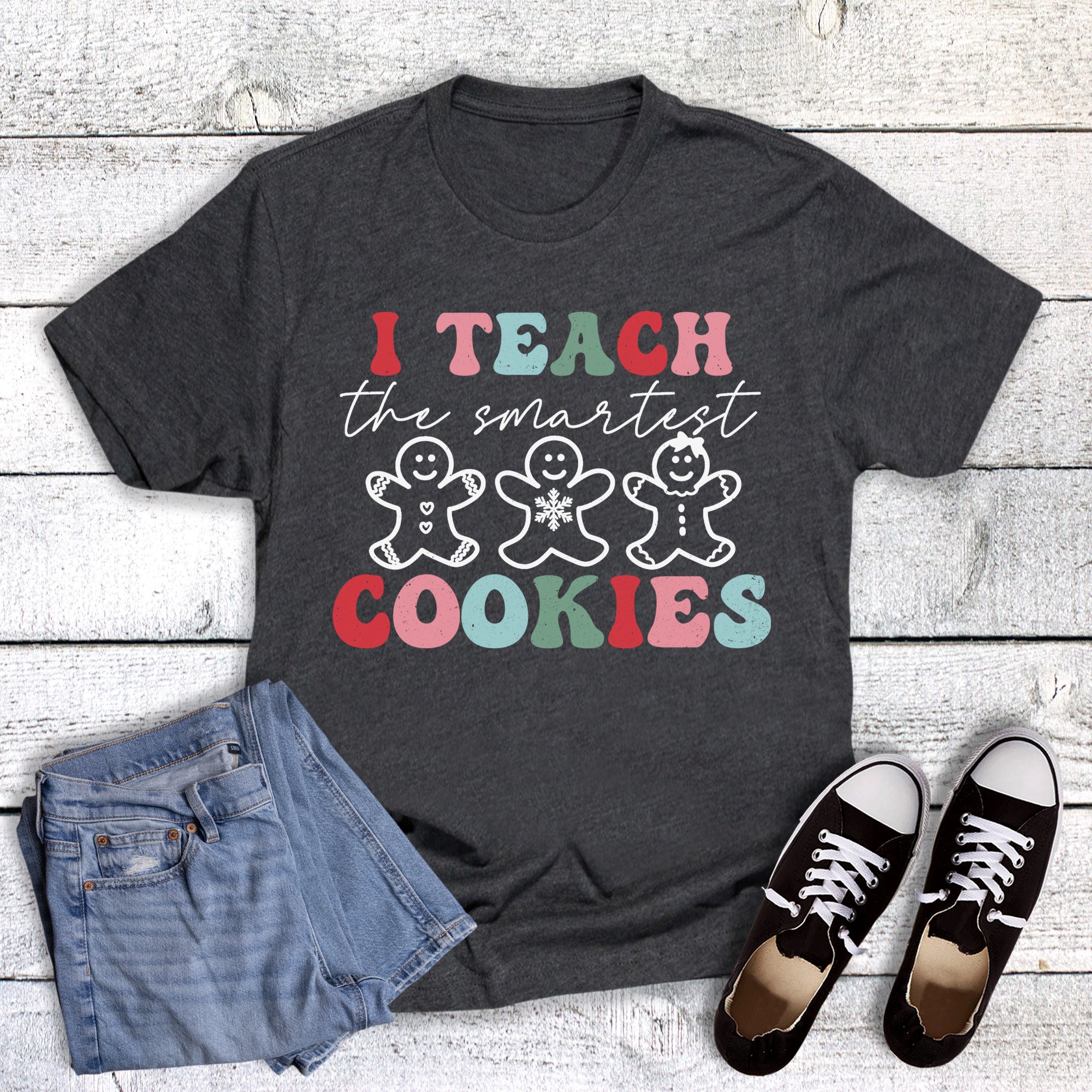 Christmas Teacher Smartest Cookies
