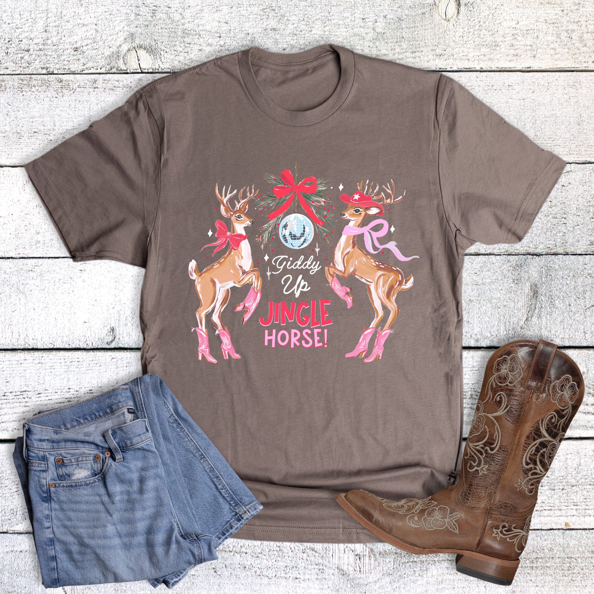 Christmas Western Giddy Up Jingle Horse