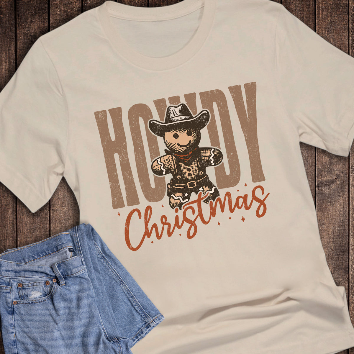 Christmas Western Howdy Cowboy Gingerbread