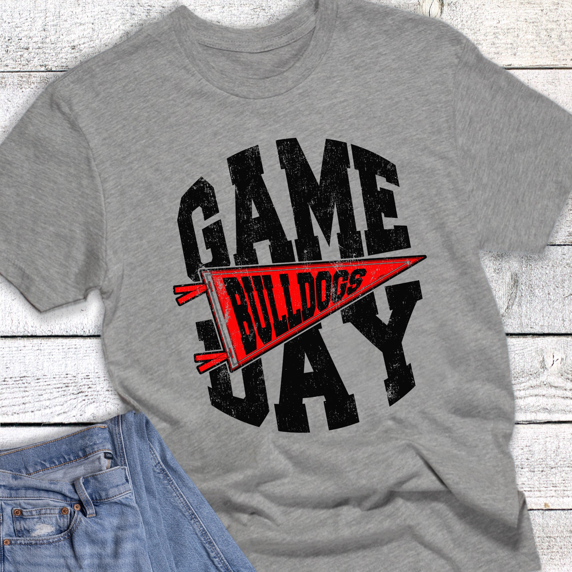 Custom Football Game Day Pennant Basketball
