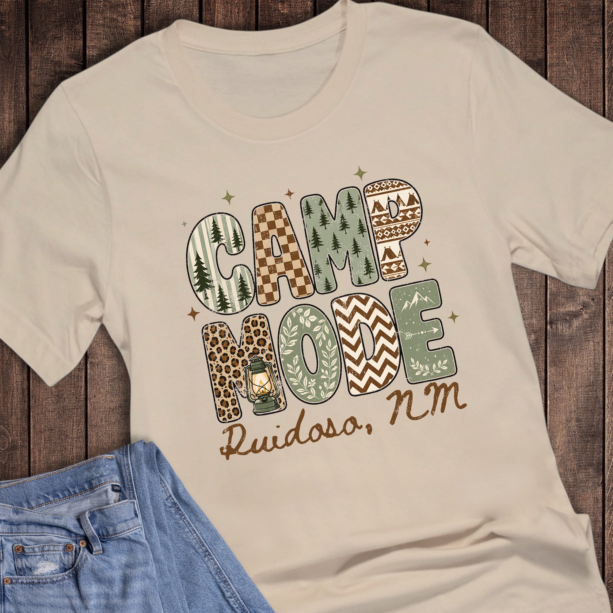 Custom Name Drop Camp Mode Multi Patterned