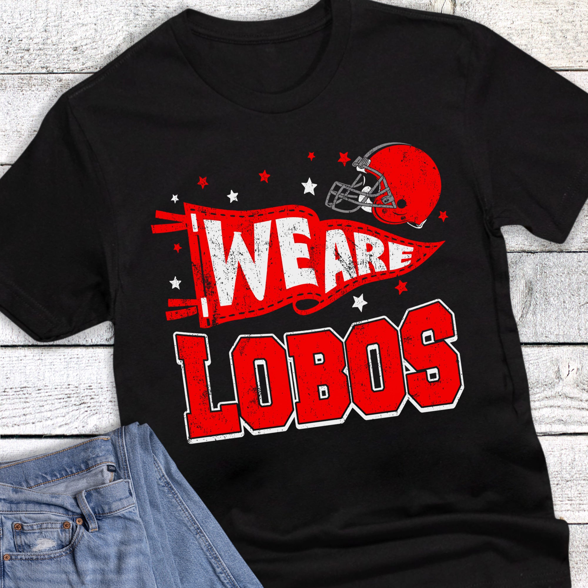 Custom Spiritwear Football We Are Mascot