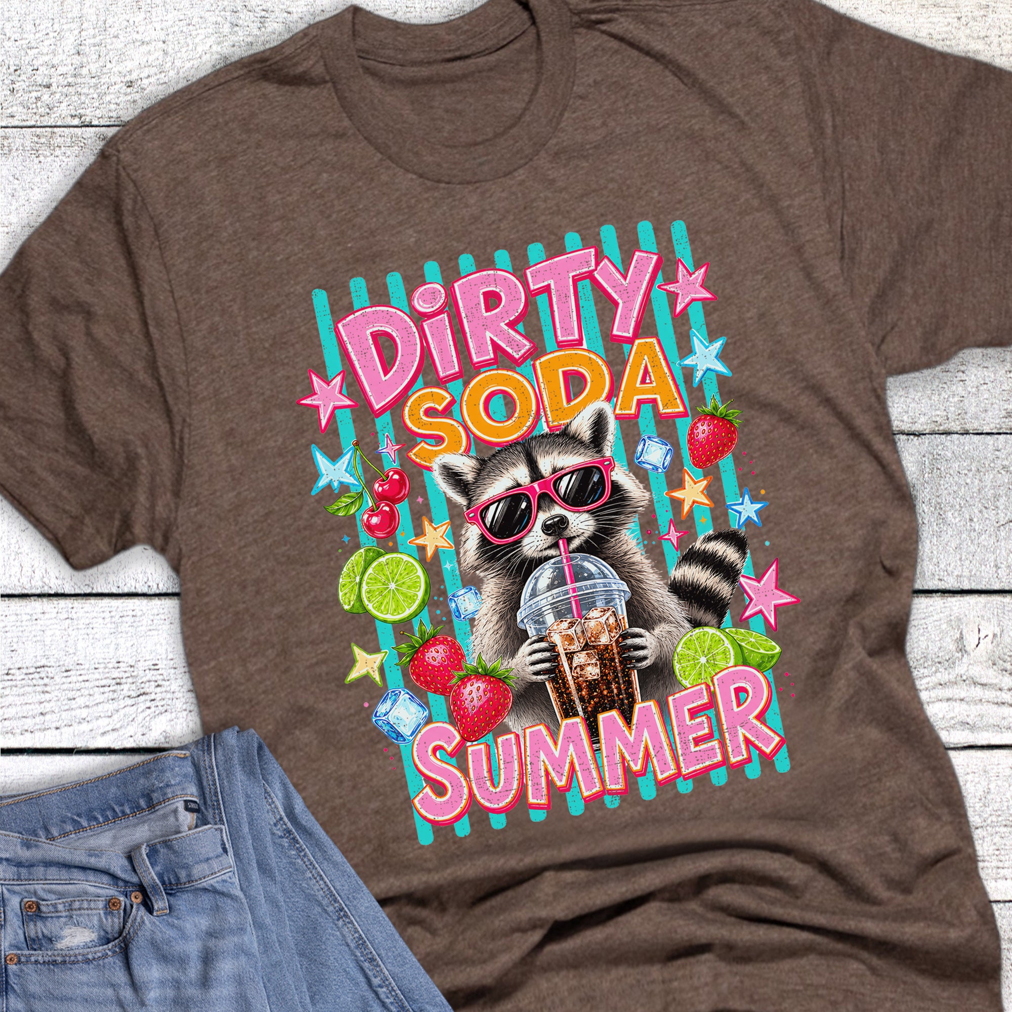 Dirty Soda Summer Raccoon