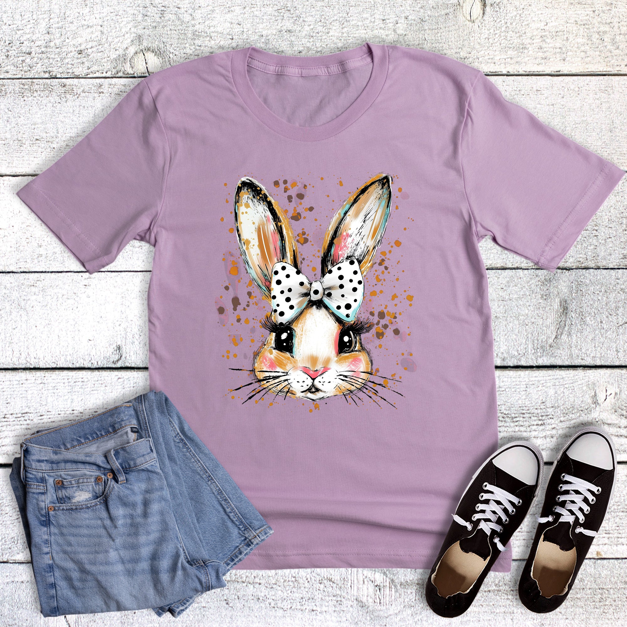 Easter Brushstroke Bunny