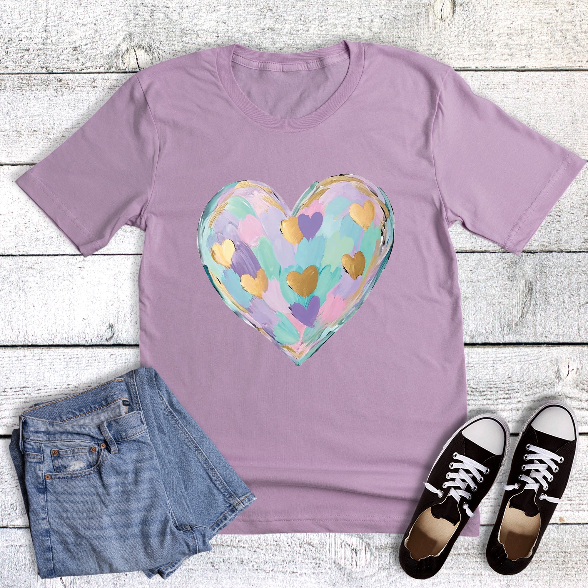 Easter Brushstroke Heart