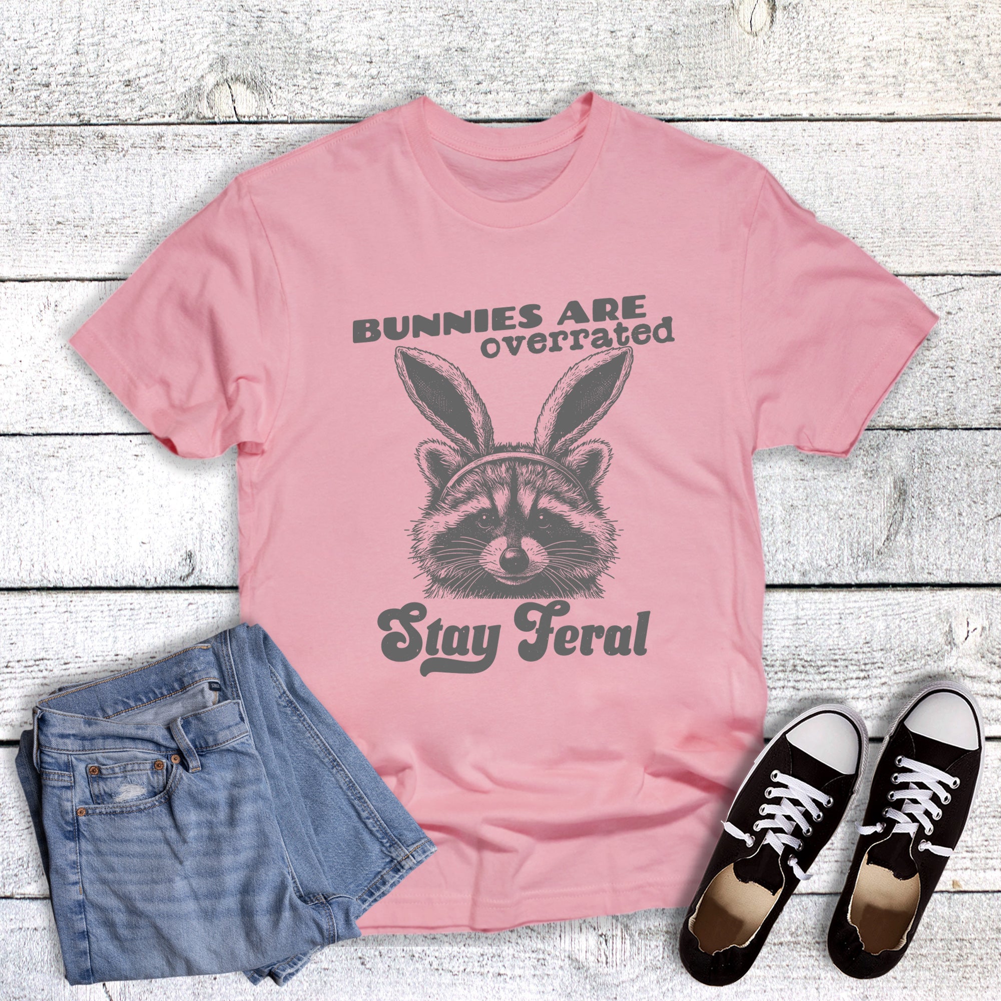 Easter Bunnies Overrated Stay Feral Raccoon