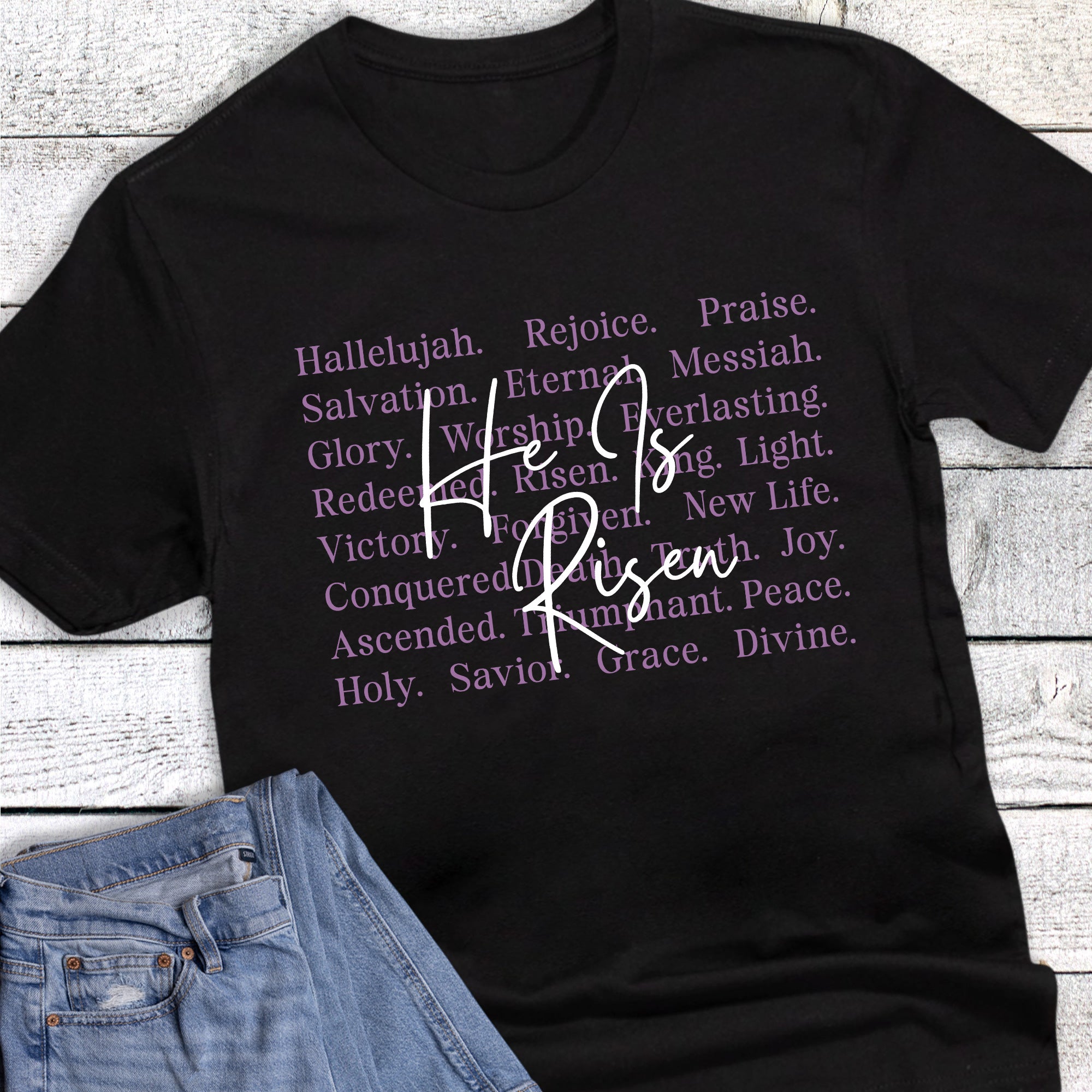 Easter Faith He is Risen Hallelujah