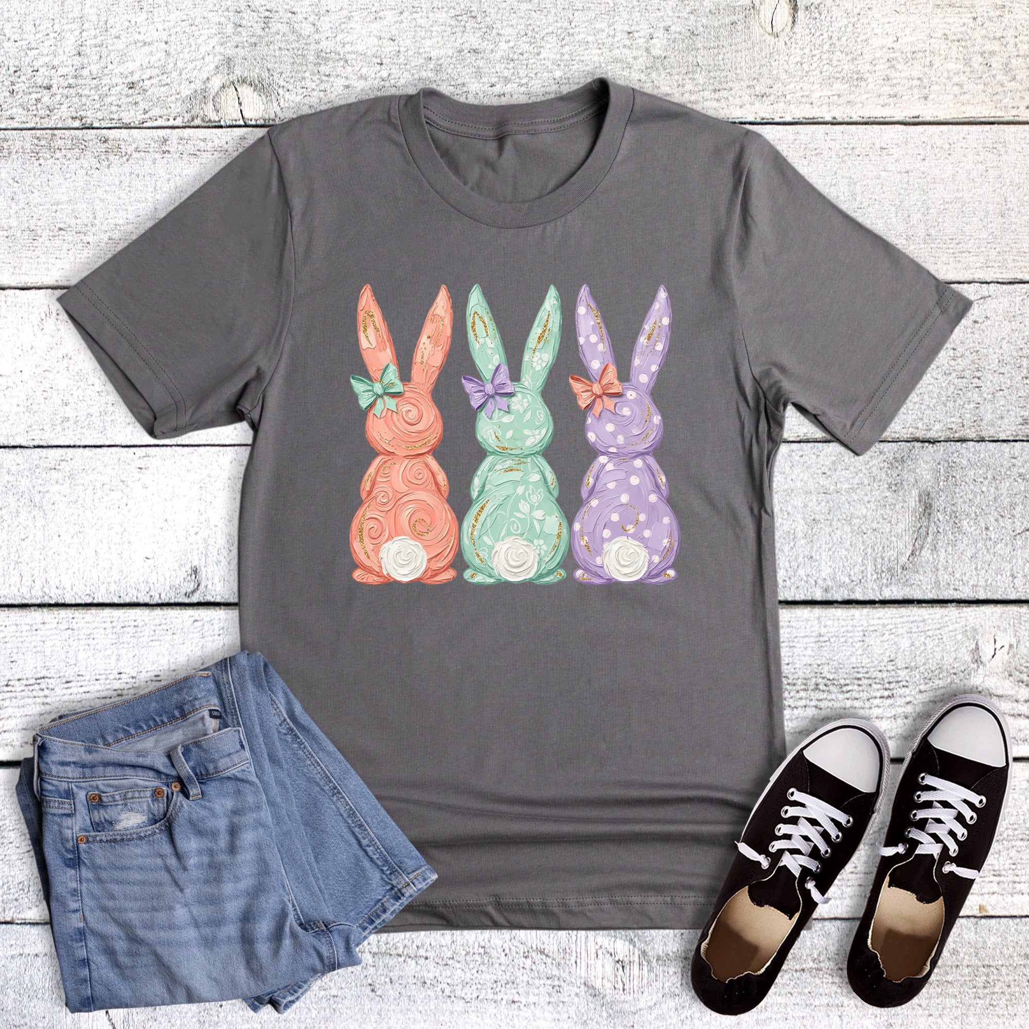 Easter Faux Painted Bunny