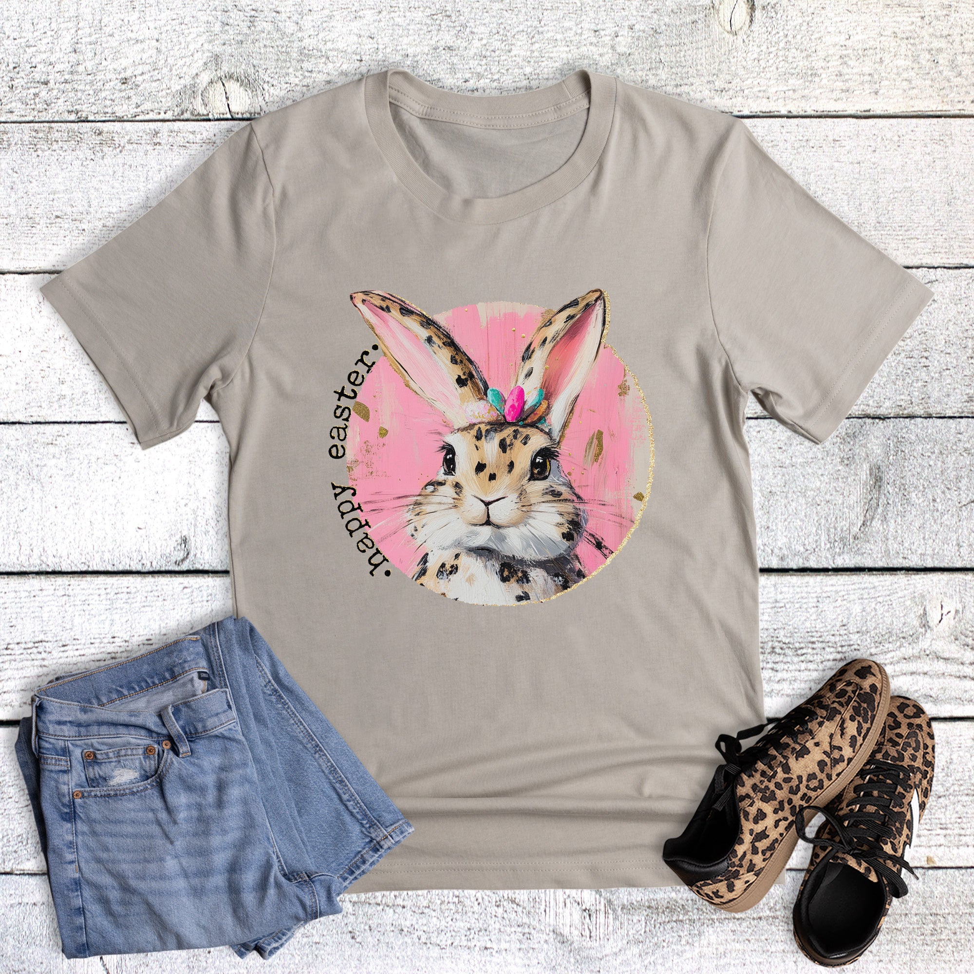Easter Retro Spotted Bunny