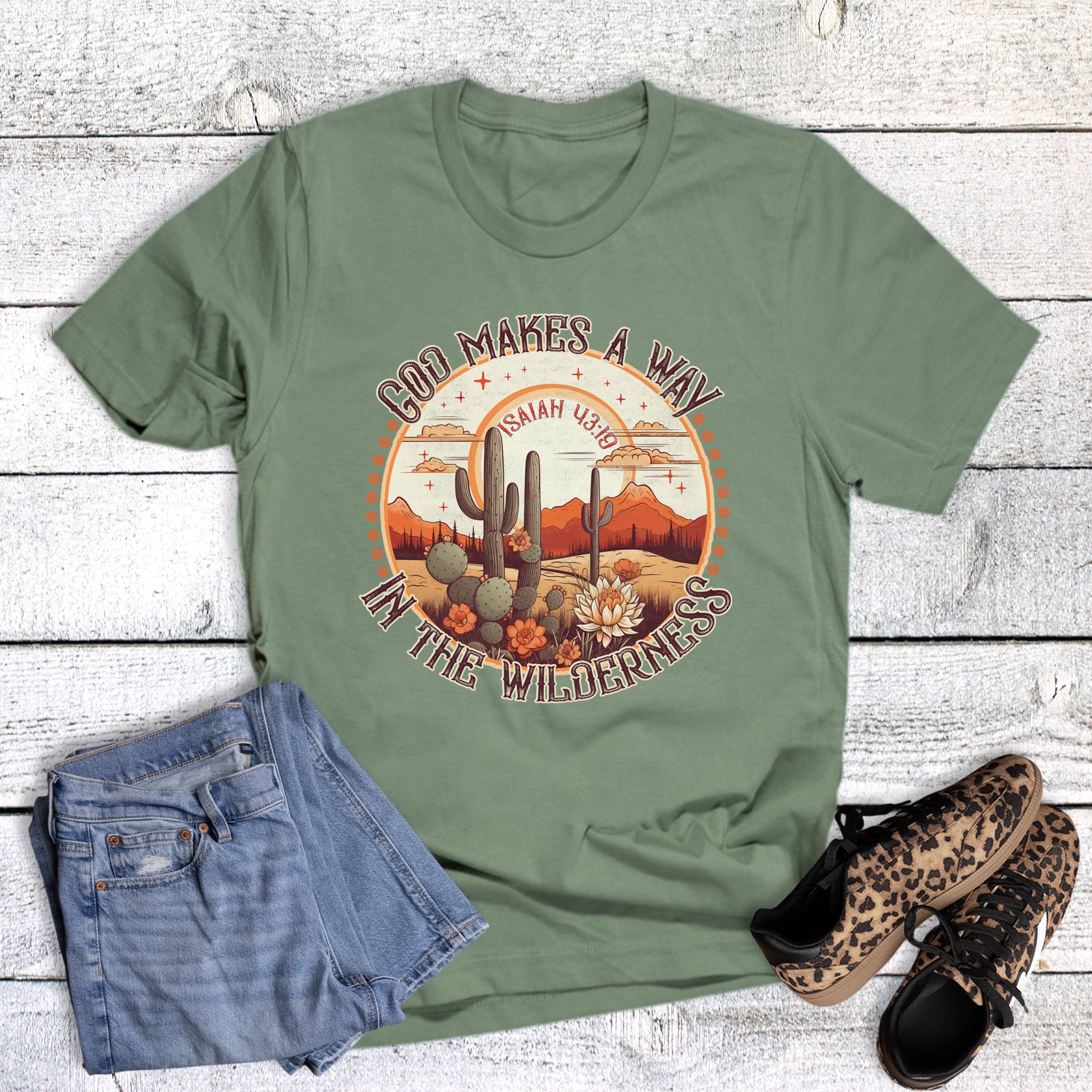 Faith Boho God Makes a Way Wilderness