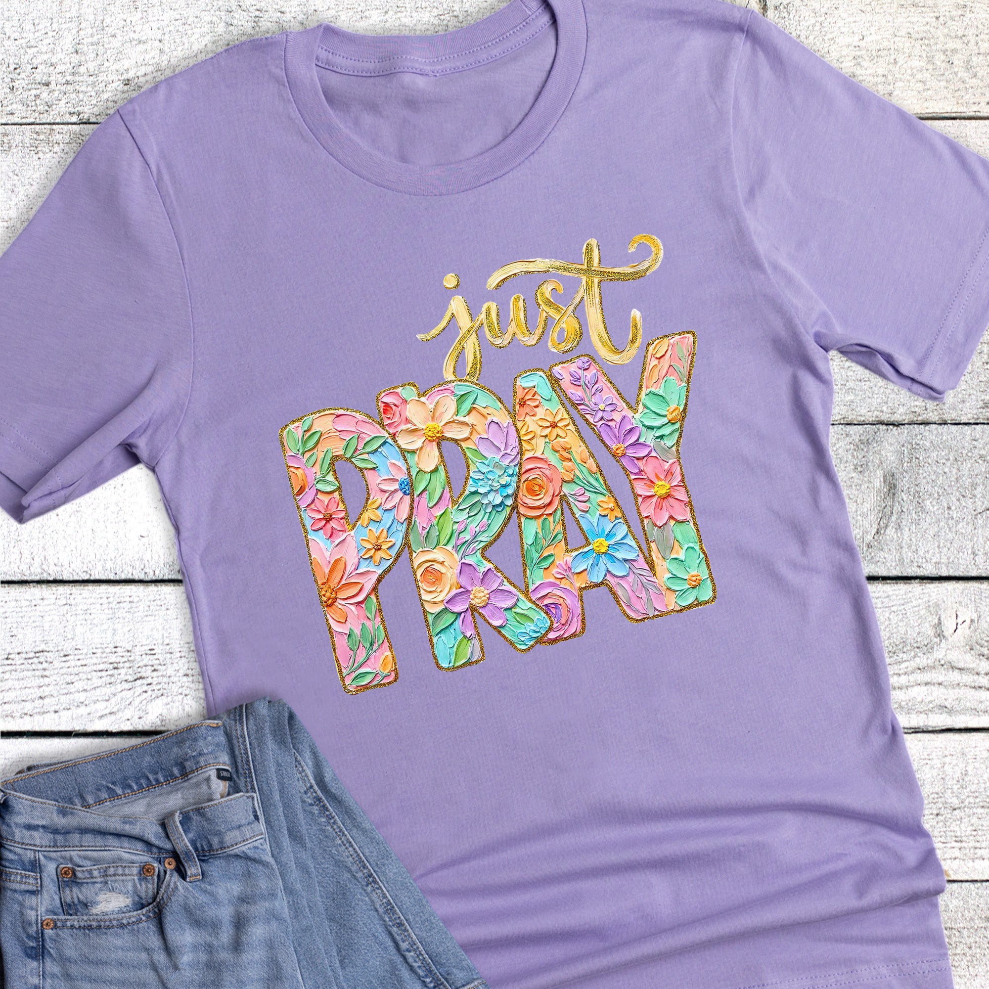 Faith Brushstroke Just Pray