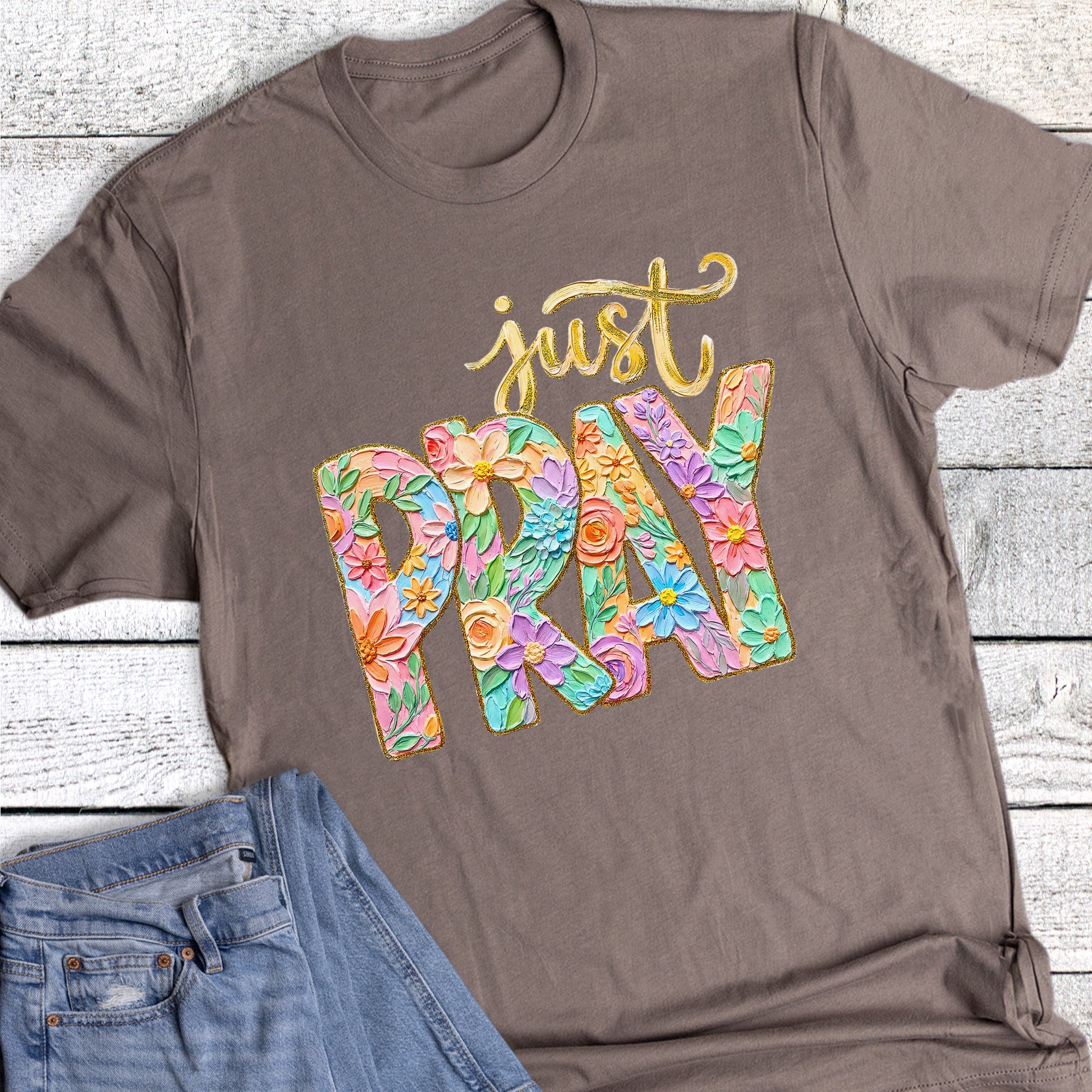 Faith Brushstroke Just Pray