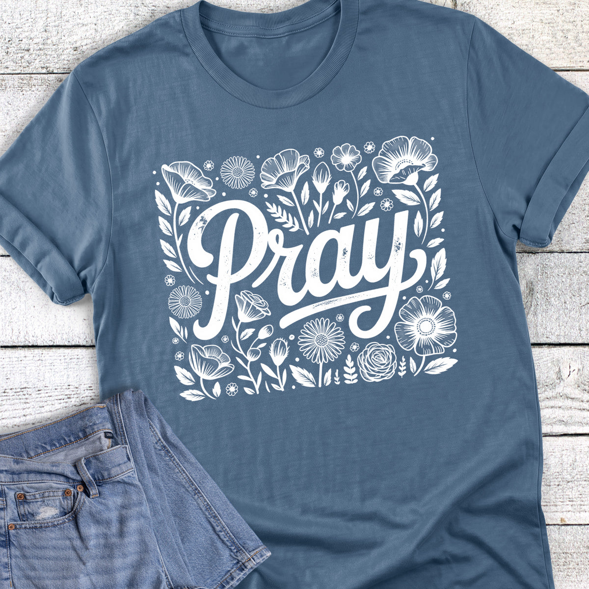 Faith Floral Pray Boho