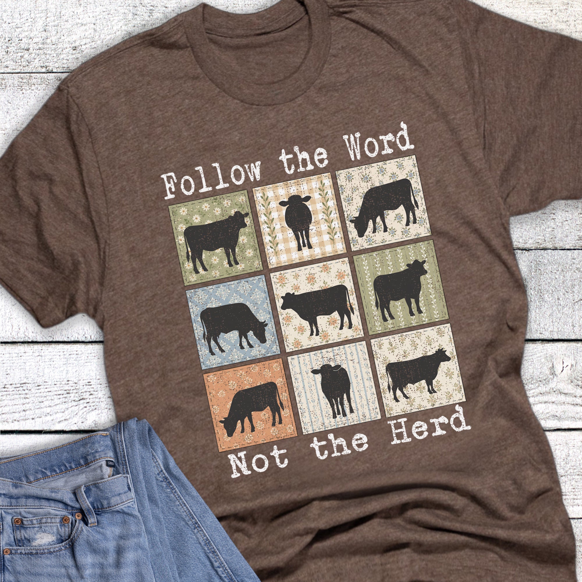 Faith Western Follow the Word Cows
