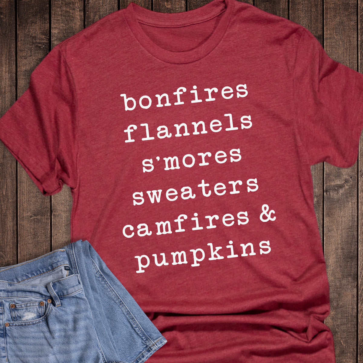Fall Bonfires Flannels Sweaters
