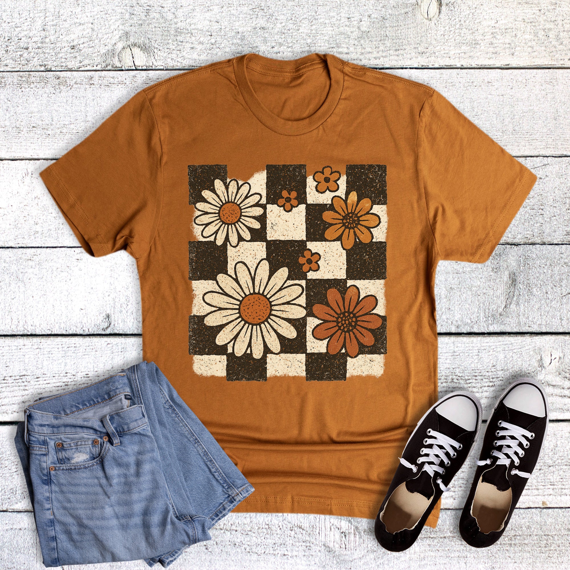 Fall Checkered Daisies
