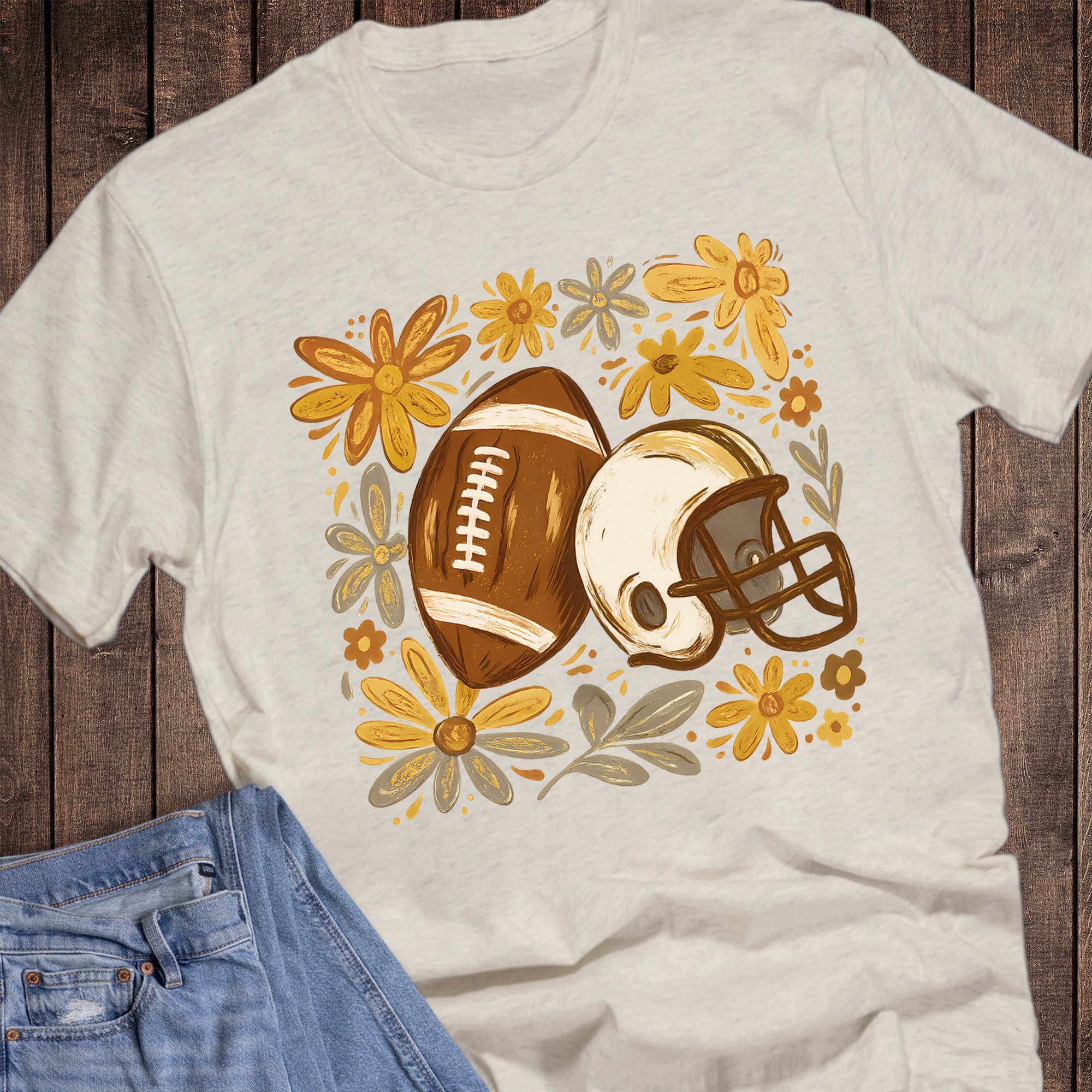 Fall Football Boho Floral