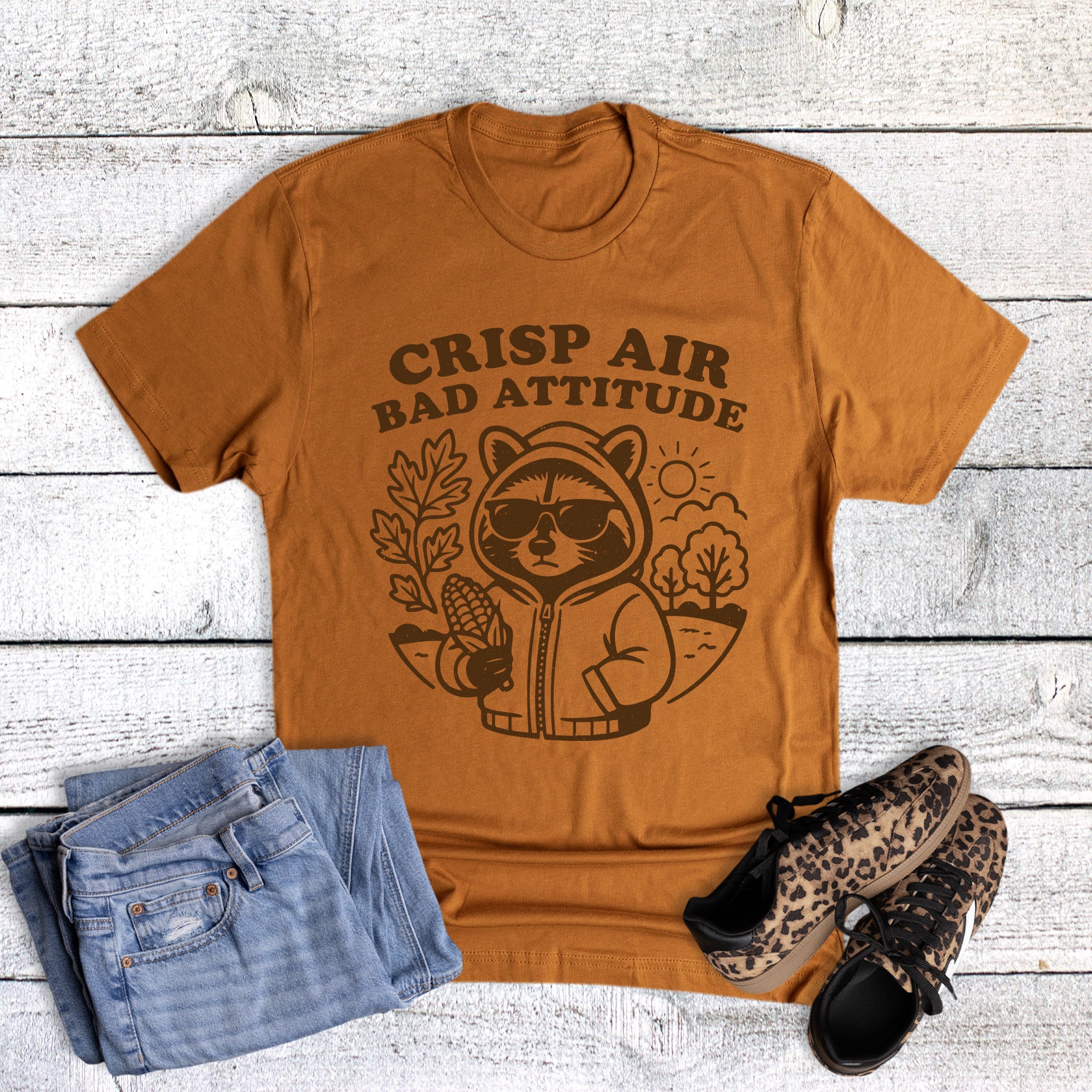 Fall Funny Crisp Air Bad Attitude