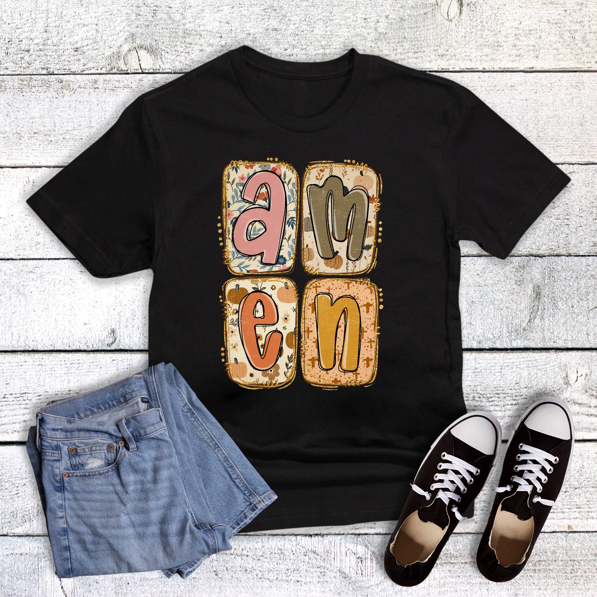 Fall Patterned Amen