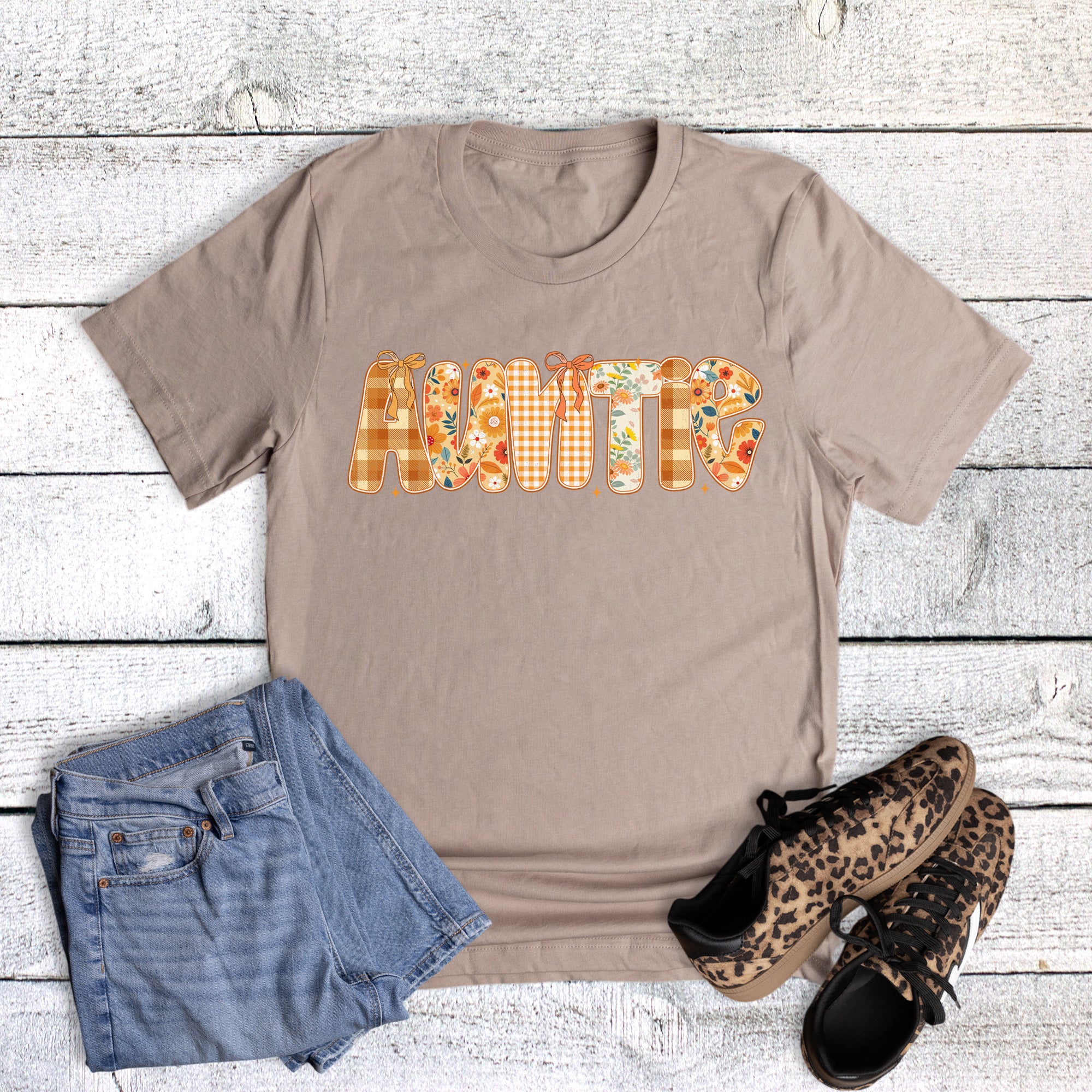 Fall Patterned Check Auntie