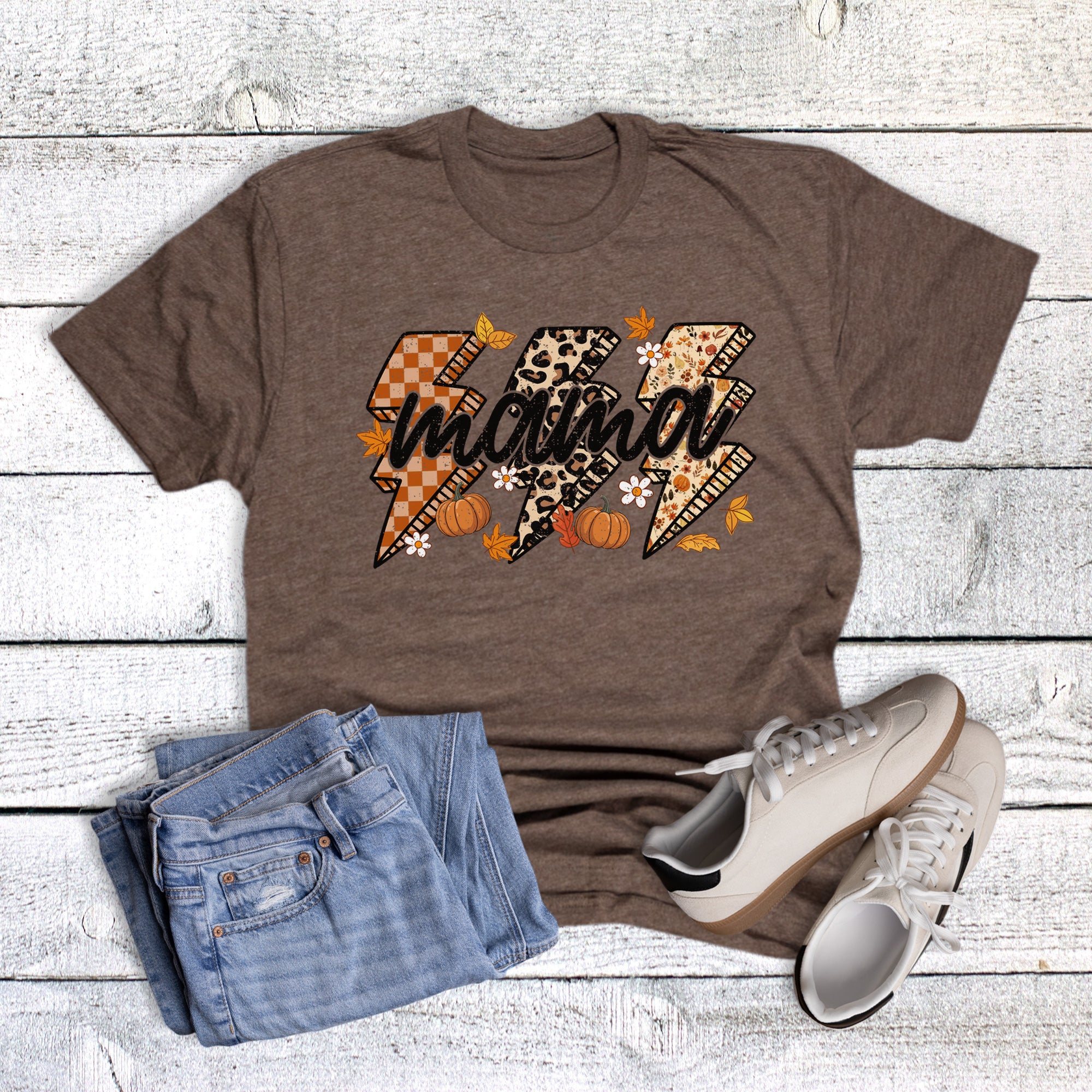 Fall Patterned Lightning Mama