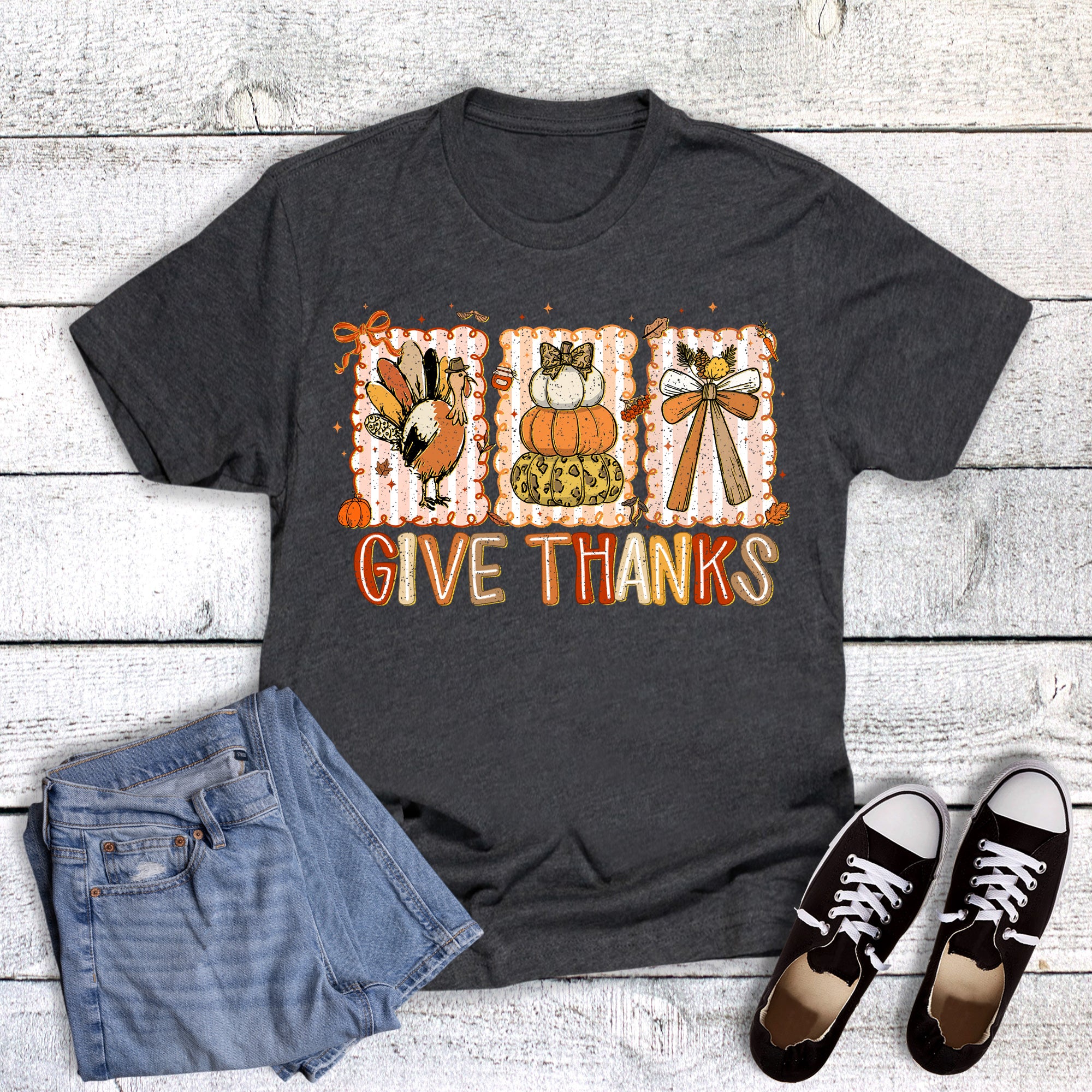 Fall Thanksgiving Coquette Give Thanks
