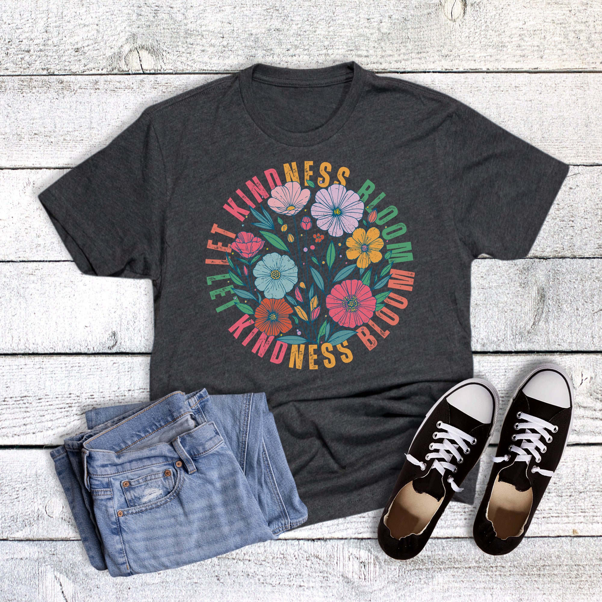 Floral Let Kindness Bloom