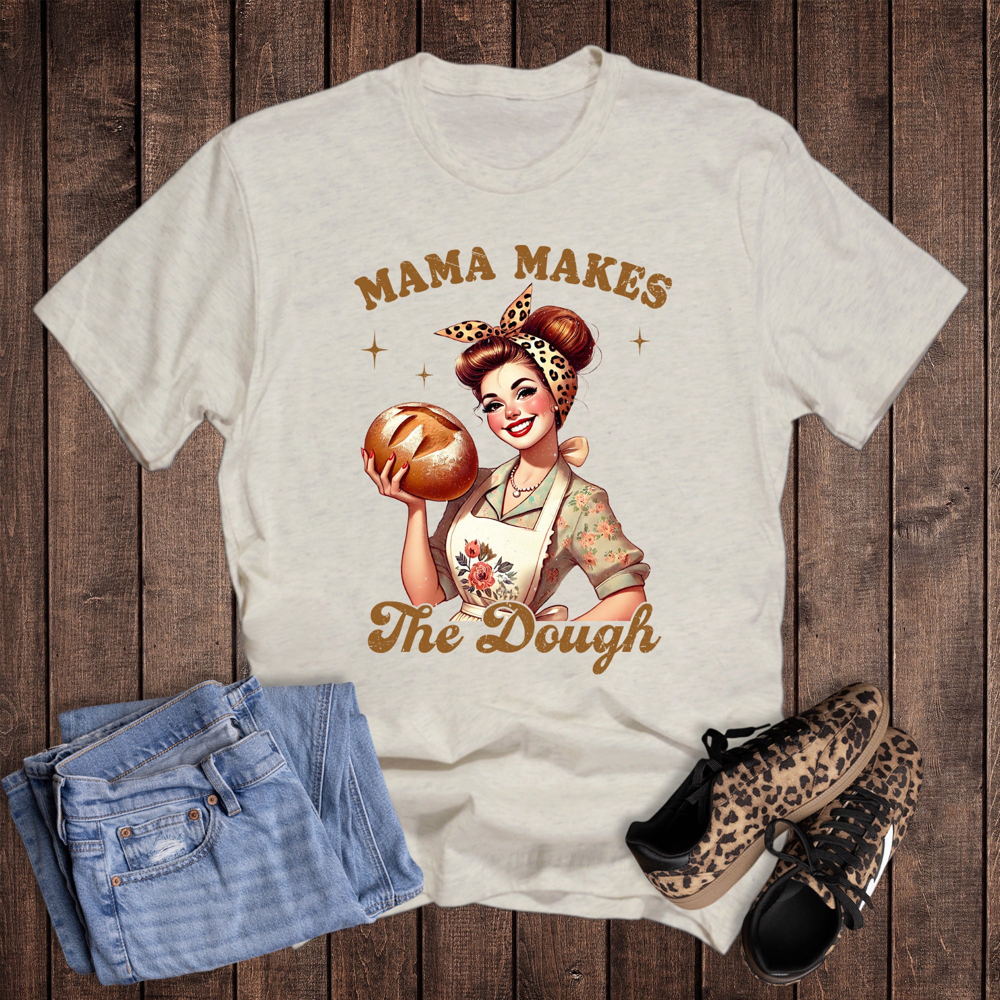 Funny Bread Mama Makes the Dough
