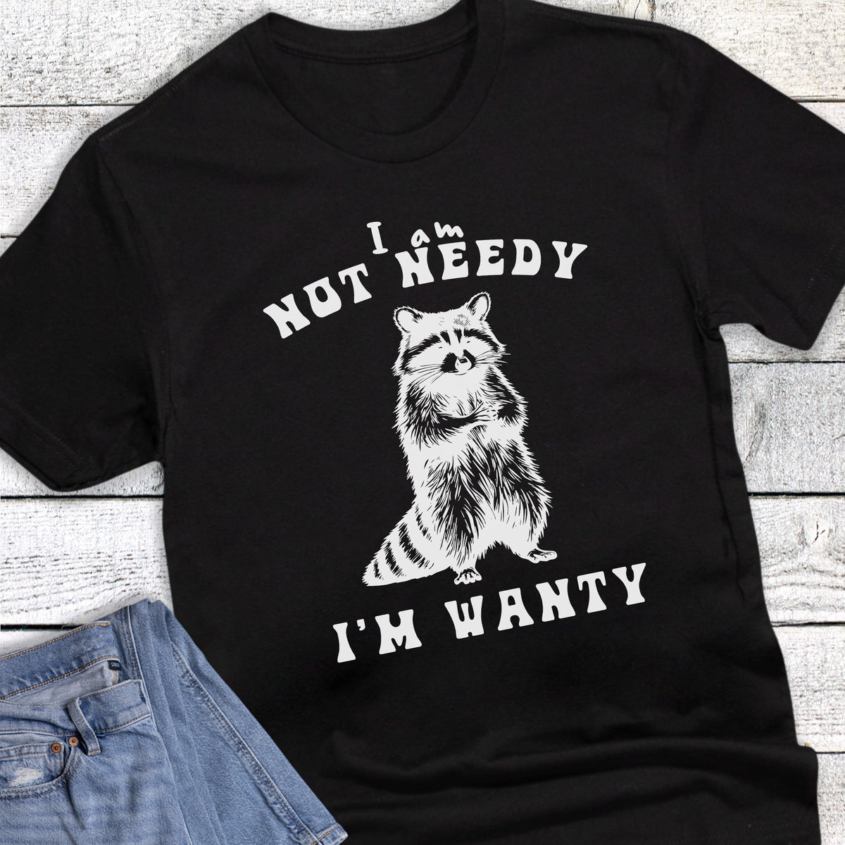 Funny Raccoon Not Needy Wanty