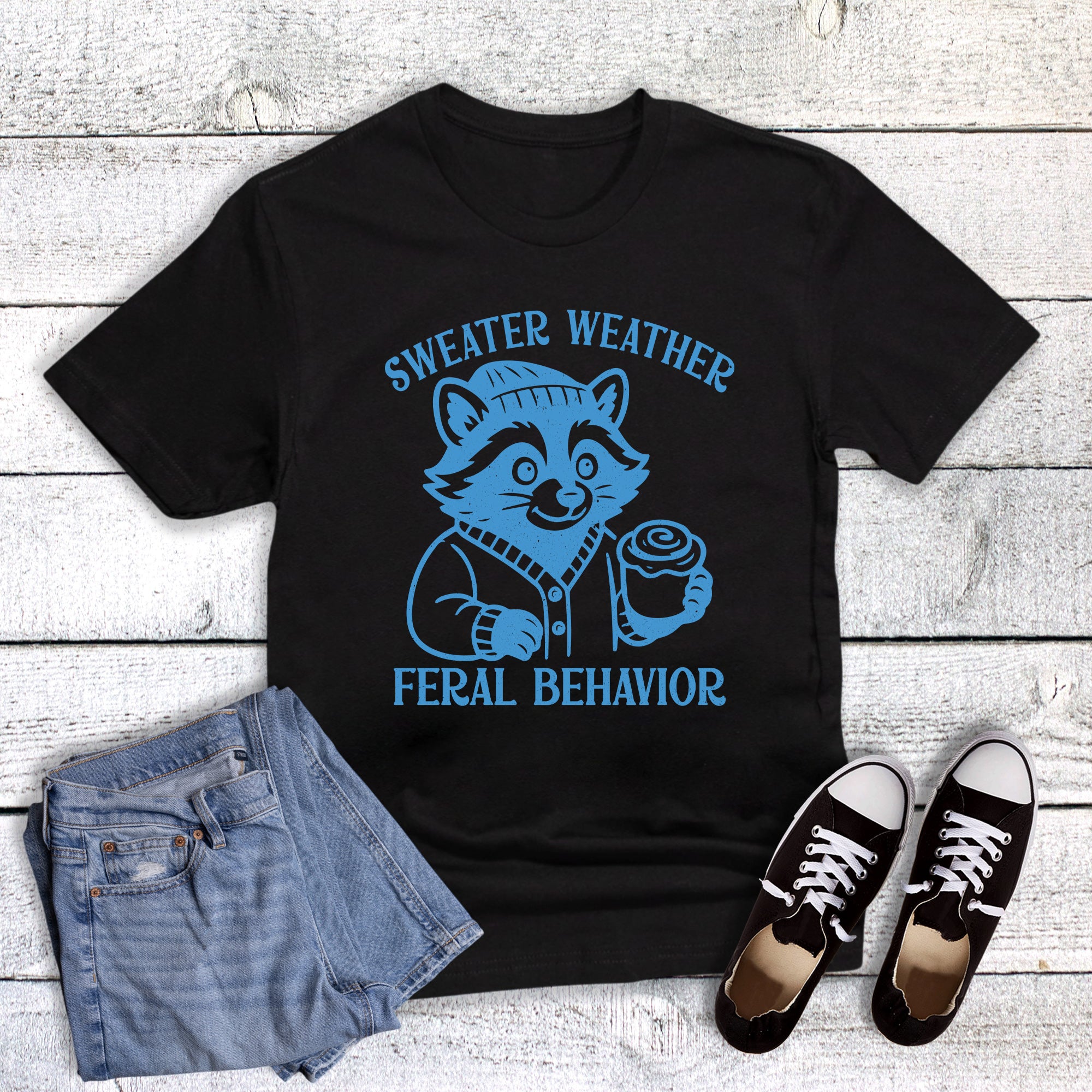 Funny Winter Sweater Weather Feral Behavior