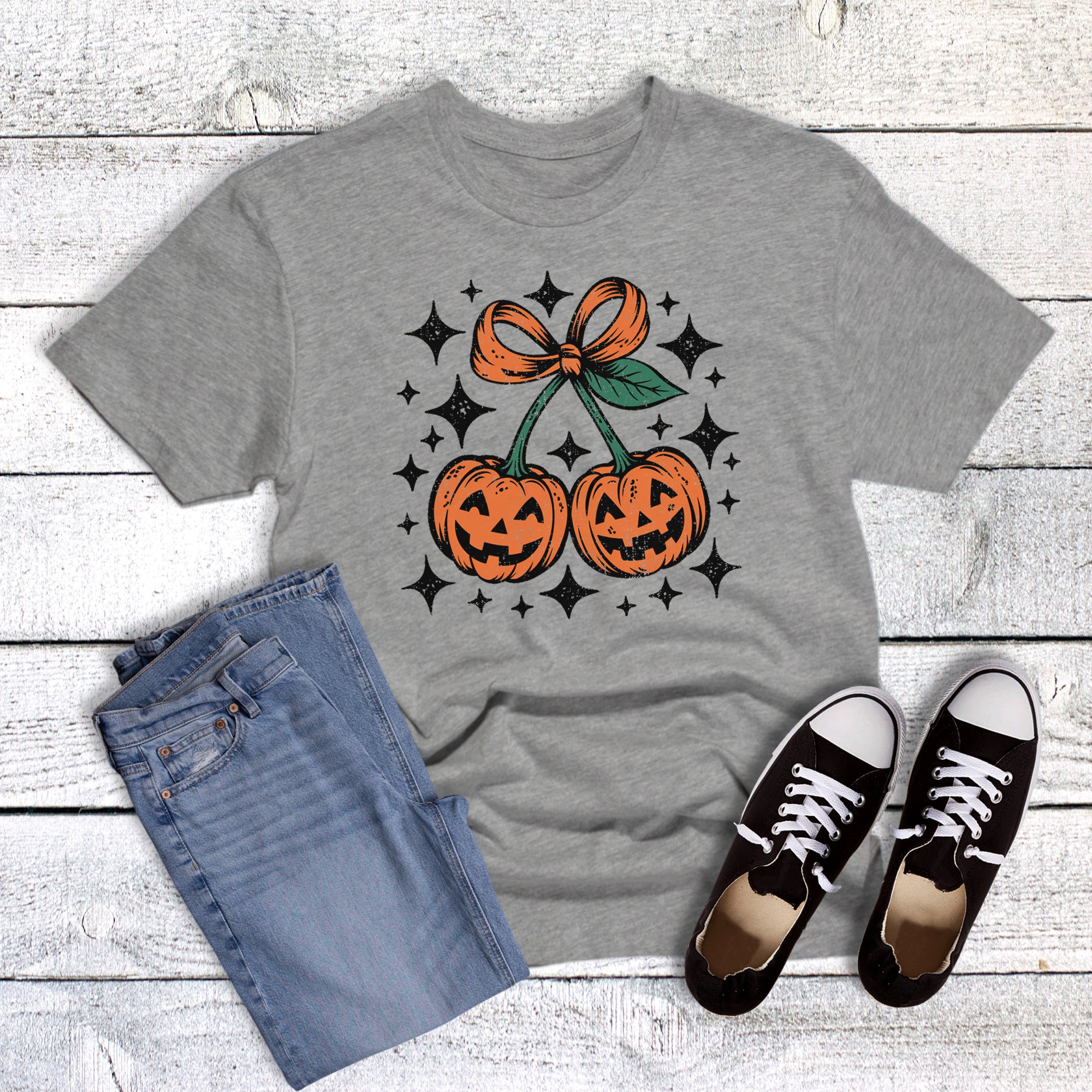 Halloween Coquette Pumpkin Cherries